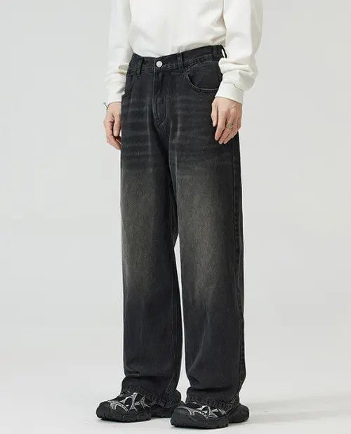 Japanese Brand × Jean American straight loose wide-leg men's baggy jeans Size US 32 / EU 48 - 2 Thumbnail