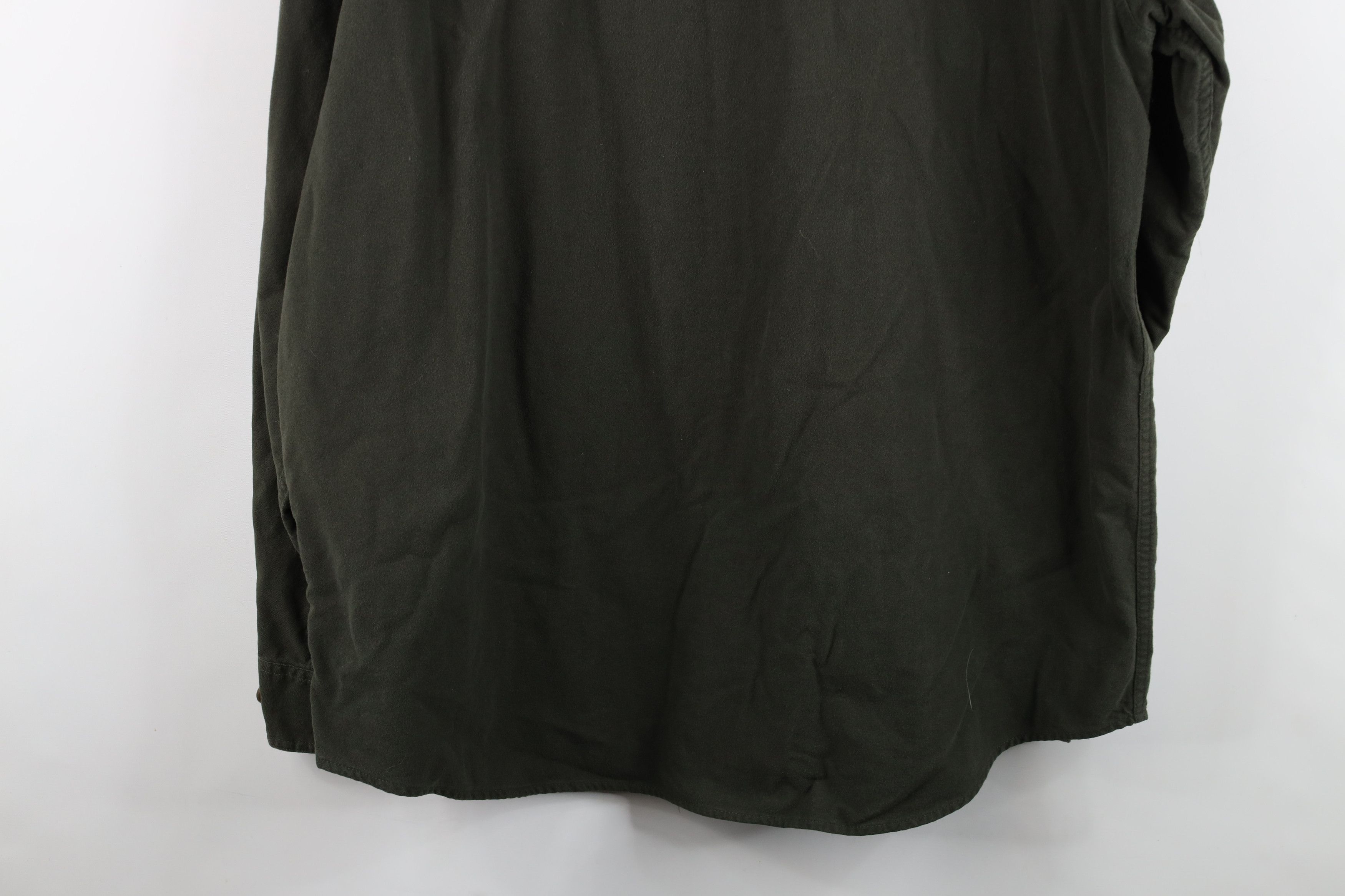 Eddie Bauer Vintage 90s Eddie Bauer Heavy Chamois Cloth Button Shirt Size US L / EU 52-54 / 3 - 12 Thumbnail