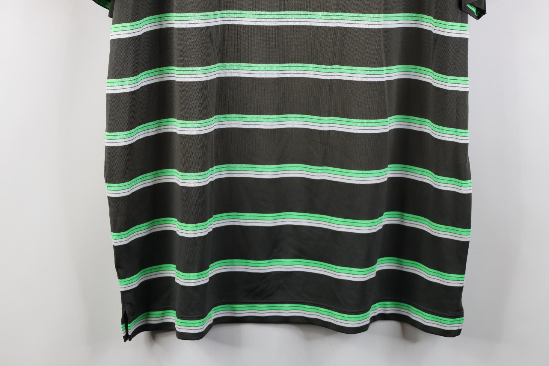 Nike Nike Golf Tour Performance Sun Faded Striped Knit Polo Size US L / EU 52-54 / 3 - 13 Thumbnail
