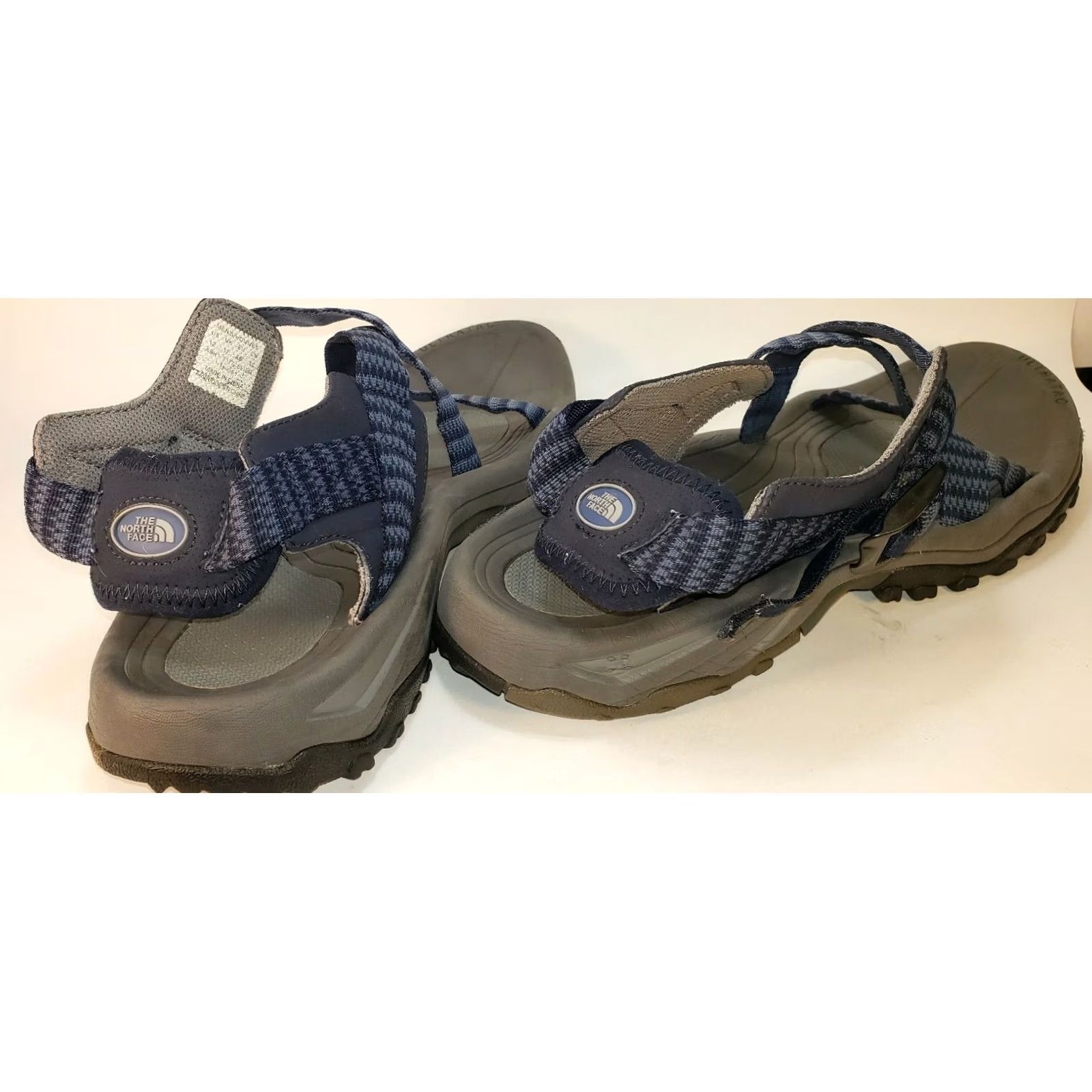 The North Face VINTAGE The North Face Ultratac Sport Sandal Men 12m 46EU Blue Straps Hook & Loop Size ONE SIZE - 4 Thumbnail
