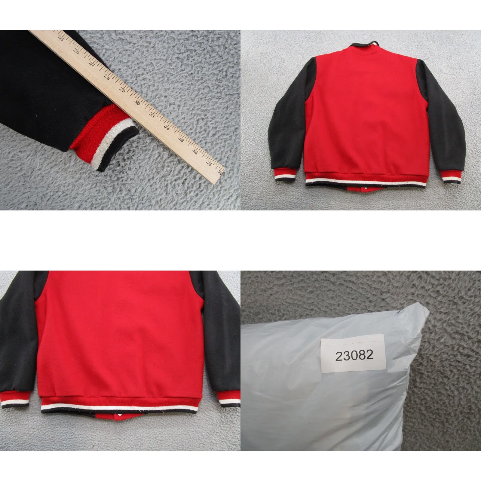 Vintage VTG Auburn Sportswear Harley Patch Varsity Wool Jacket USA Made Read Size US L / EU 52-54 / 3 - 8 Thumbnail