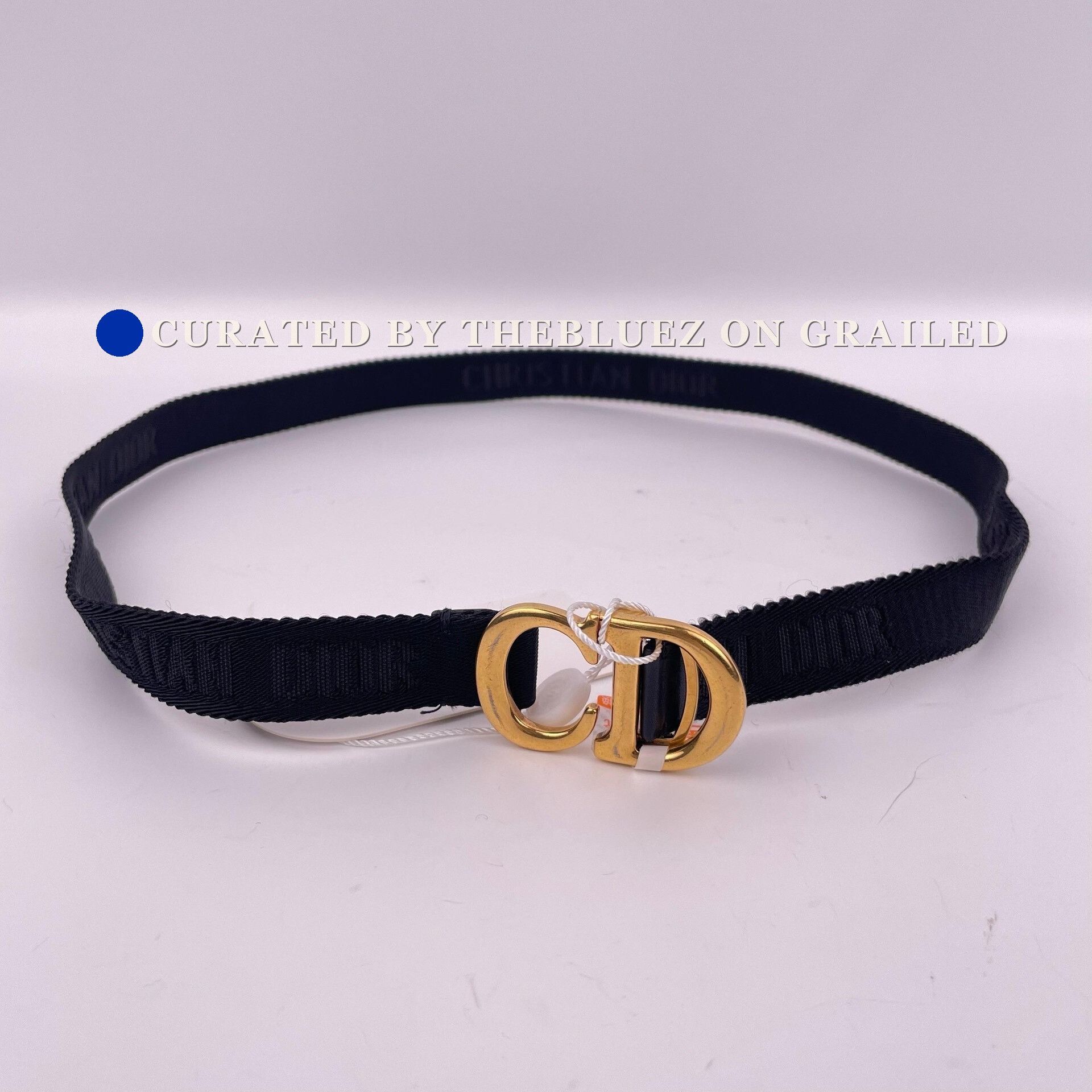 Dior Dior CD Buckle with Reversible Belt Beige Black Dior  display picture 2