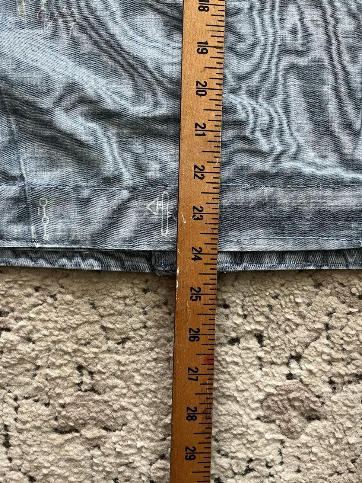 Other Vintage Hand Drawn Chambray Denim Jacket Blue M/L Size L / US 10 / IT 46 - 9 Thumbnail