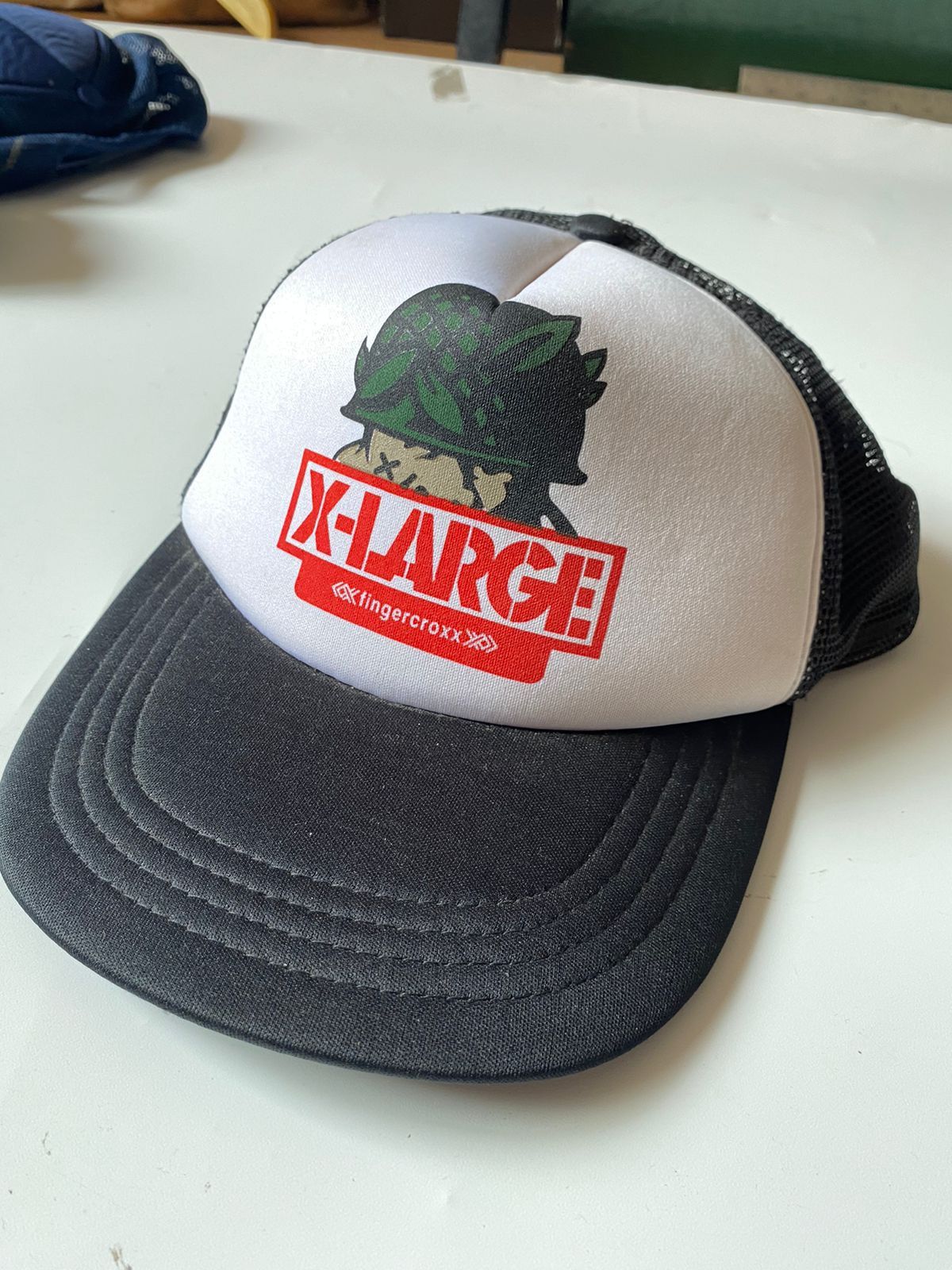 Vintage × Xlarge Trucker Hat Xlarge Fingercrjxx Logo Size ONE SIZE - 3 Thumbnail