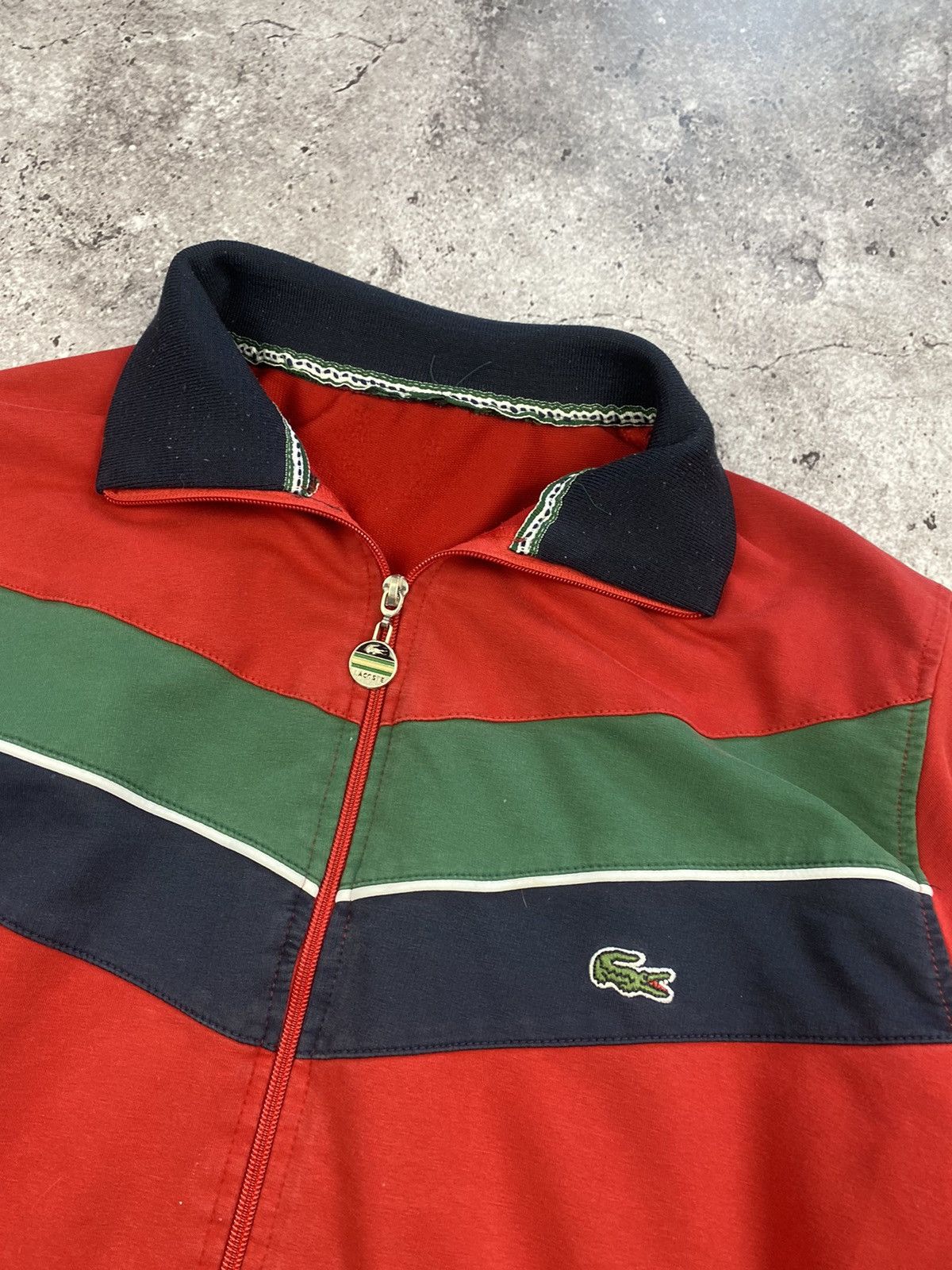 Lacoste × Vintage Mens Vintage Lacoste Track Jacket Olympic crazy y2k rare Size US L / EU 52-54 / 3 - 3 Thumbnail