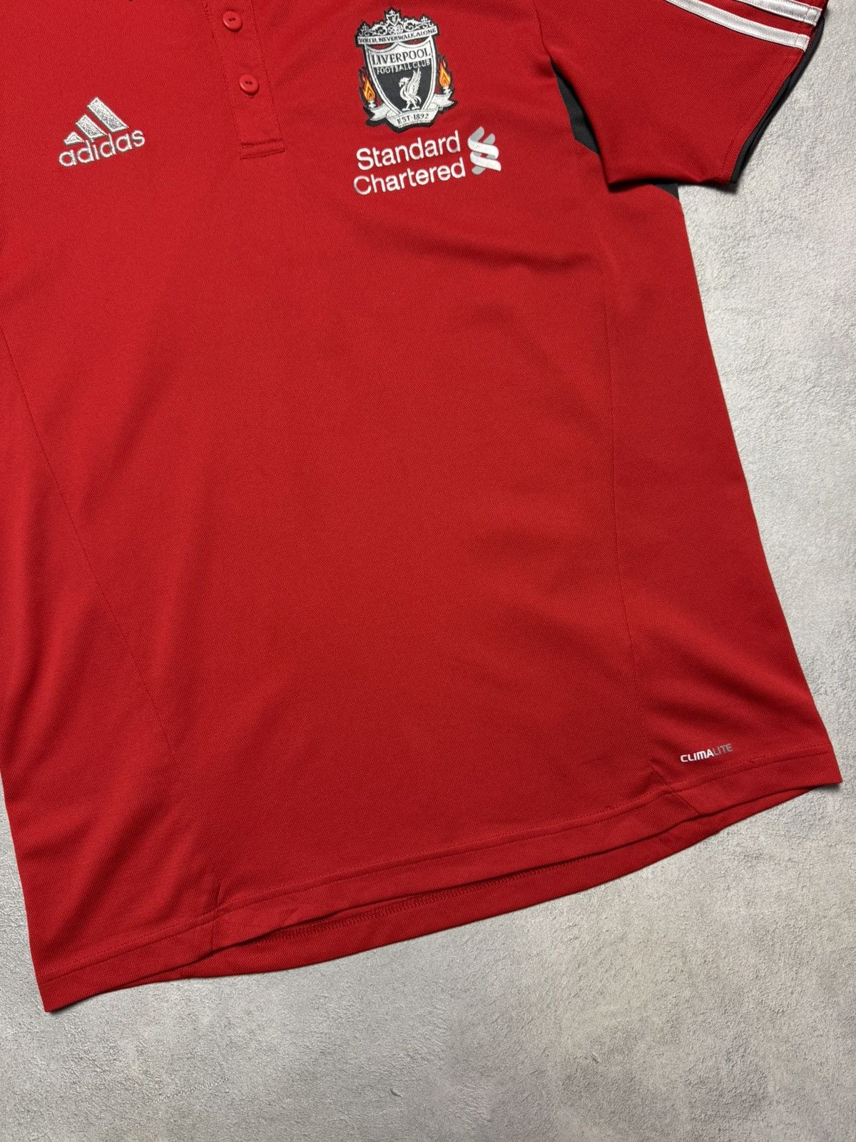 Adidas Liverpool 2011 2012 Football Soccer Polo Shirt Jersey Adidas Size US M / EU 48-50 / 2 - 4 Thumbnail