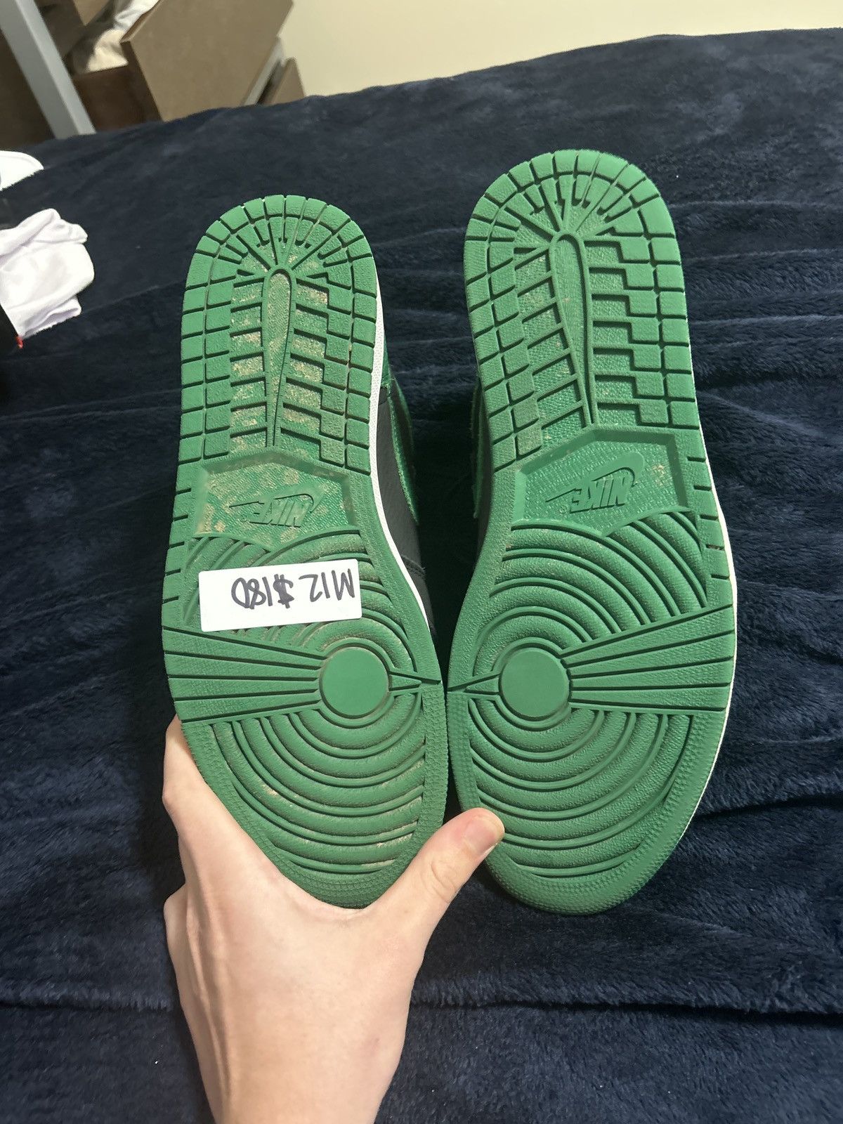 Jordan Brand Jordan 1 pine green Size US 12 / EU 45 - 5 Thumbnail