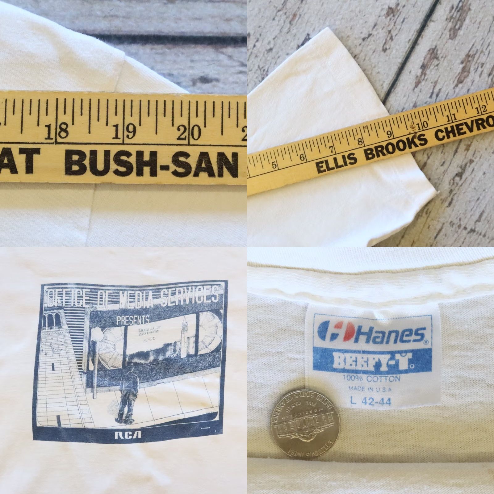 Vintage VINTAGE RCA Tee Shirt XS? Size US L / EU 52-54 / 3 - 8 Thumbnail