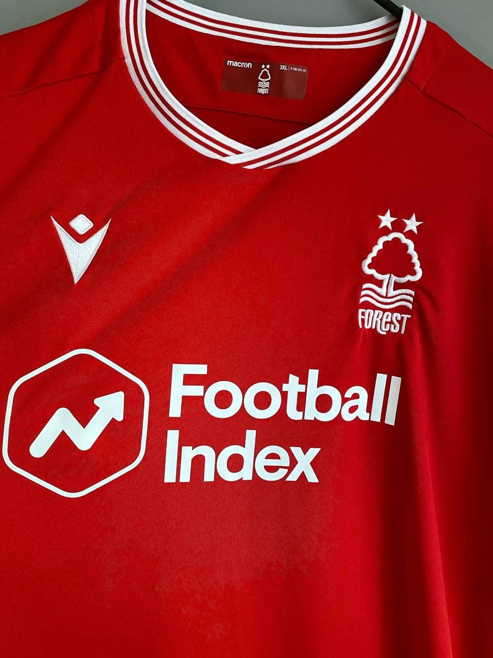 Macron Macron Nottingham Forest 2020/2021 Home Soccer Jersey, XXL Size US XXL / EU 58 / 5 - 6 Thumbnail