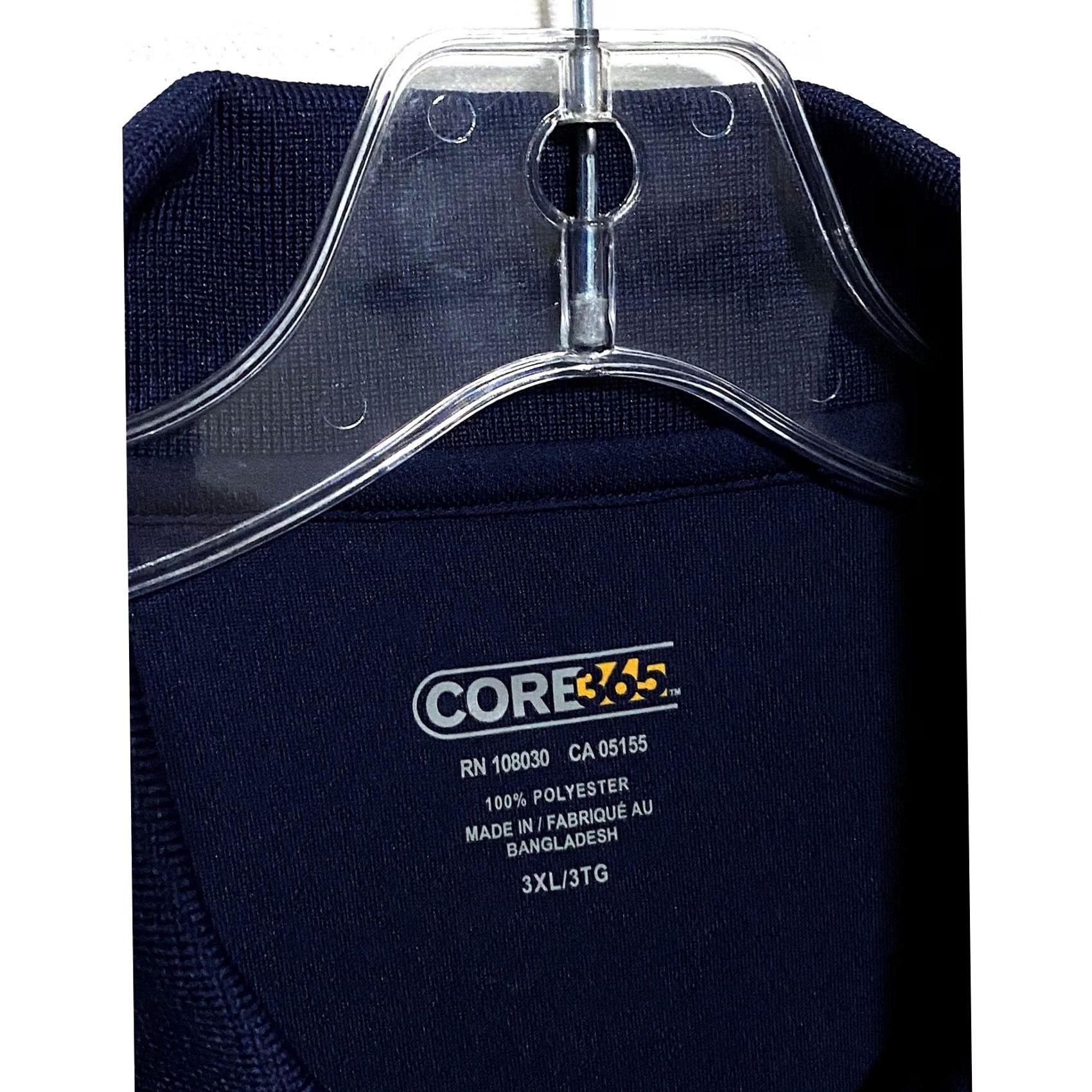 Vintage Core365 Polo Shirt - Blue Mens 3XL - Business Athleisure | New NWT Size US XXL / EU 58 / 5 - 6 Thumbnail