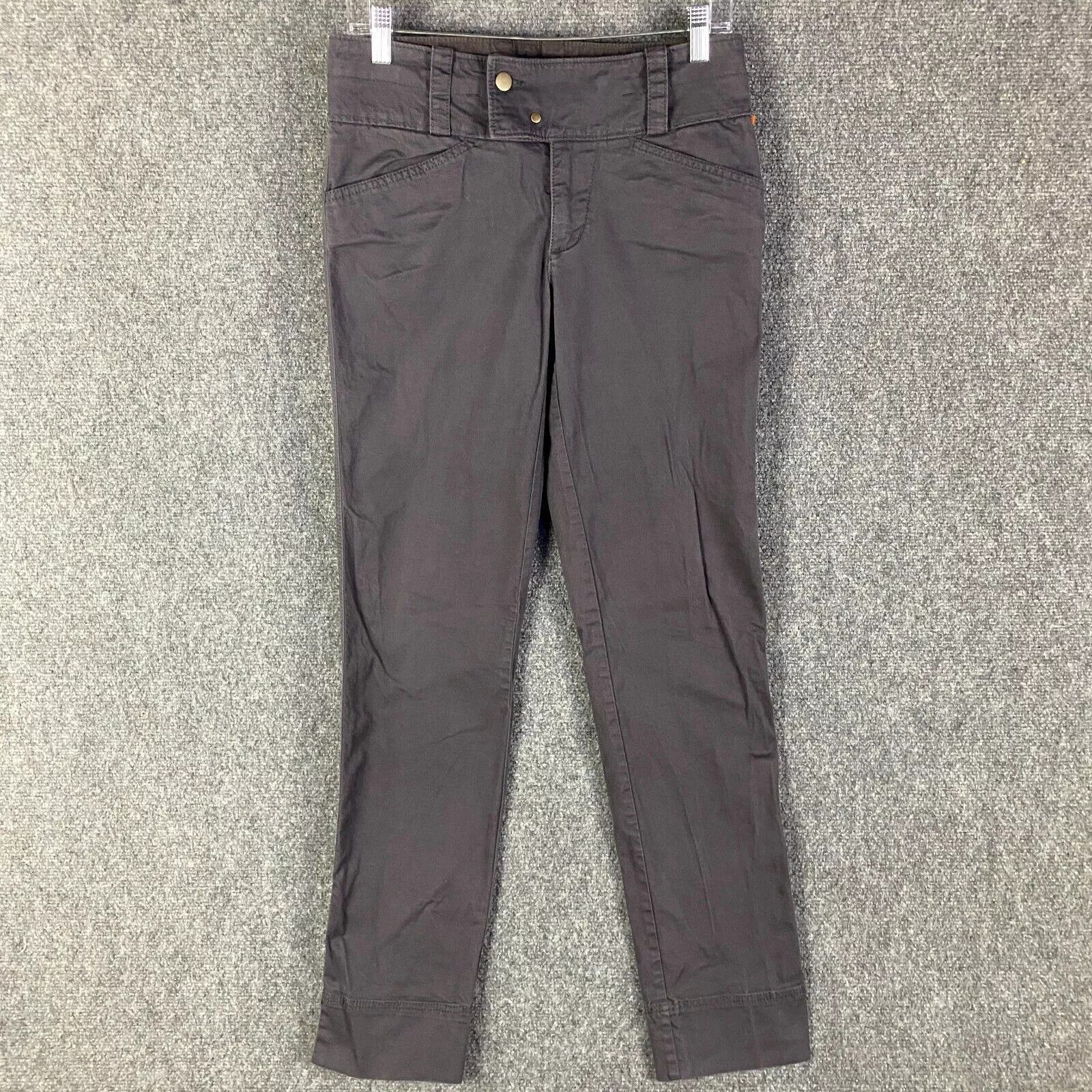 nau NAU Pants Women's Size 4 Chino Gray Mid Rise Organic Adults Size 27" / US 4 / IT 40 - 1 Thumbnail