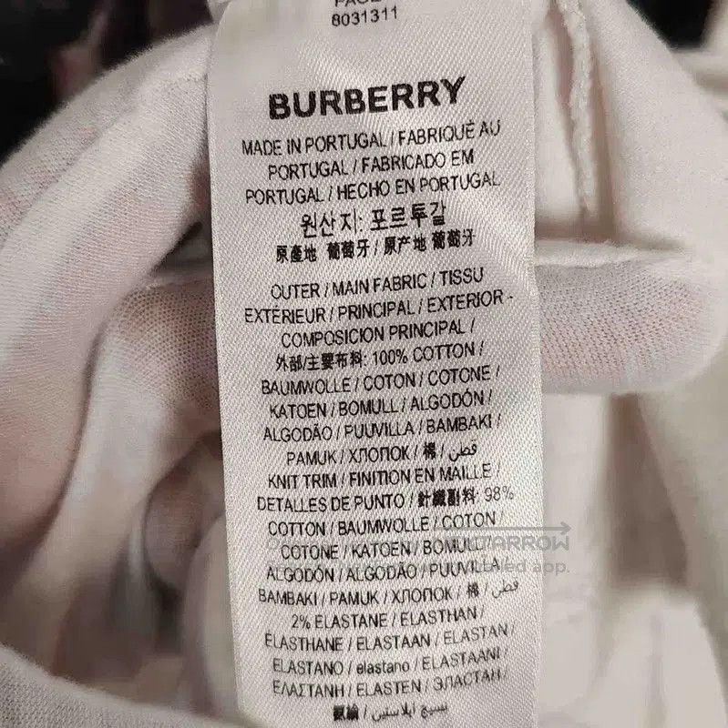 Burberry Burberry Men's White Cotton T. Size US S / EU 44-46 / 1 - 4 Thumbnail