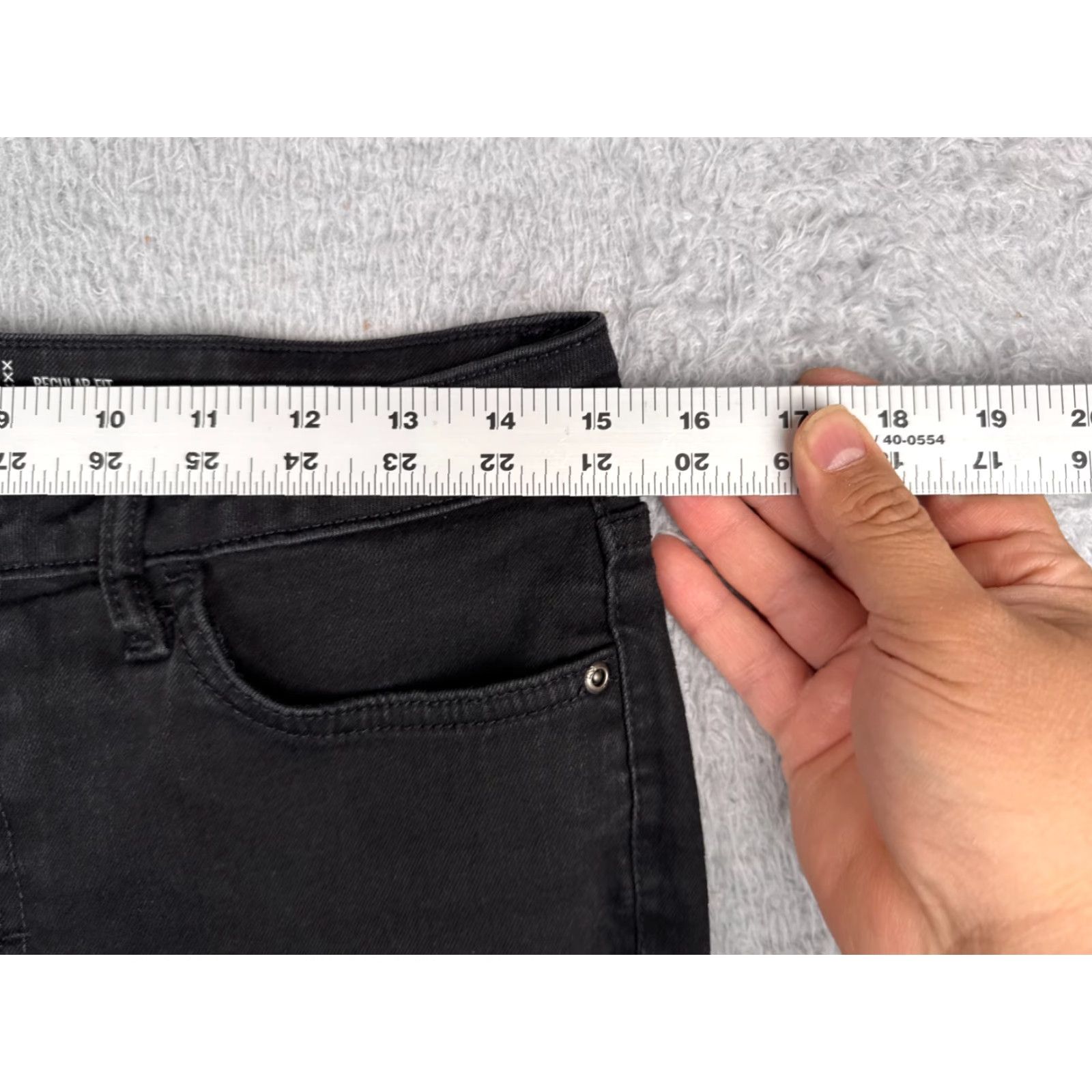 Lee Lee Jeans Women 30x31 Black Denim Bootcut Mid Rise Cotton Blend 30 Inseam 31 Pockets Stretch Size 30" / US 8 / IT 44 - 7 Thumbnail