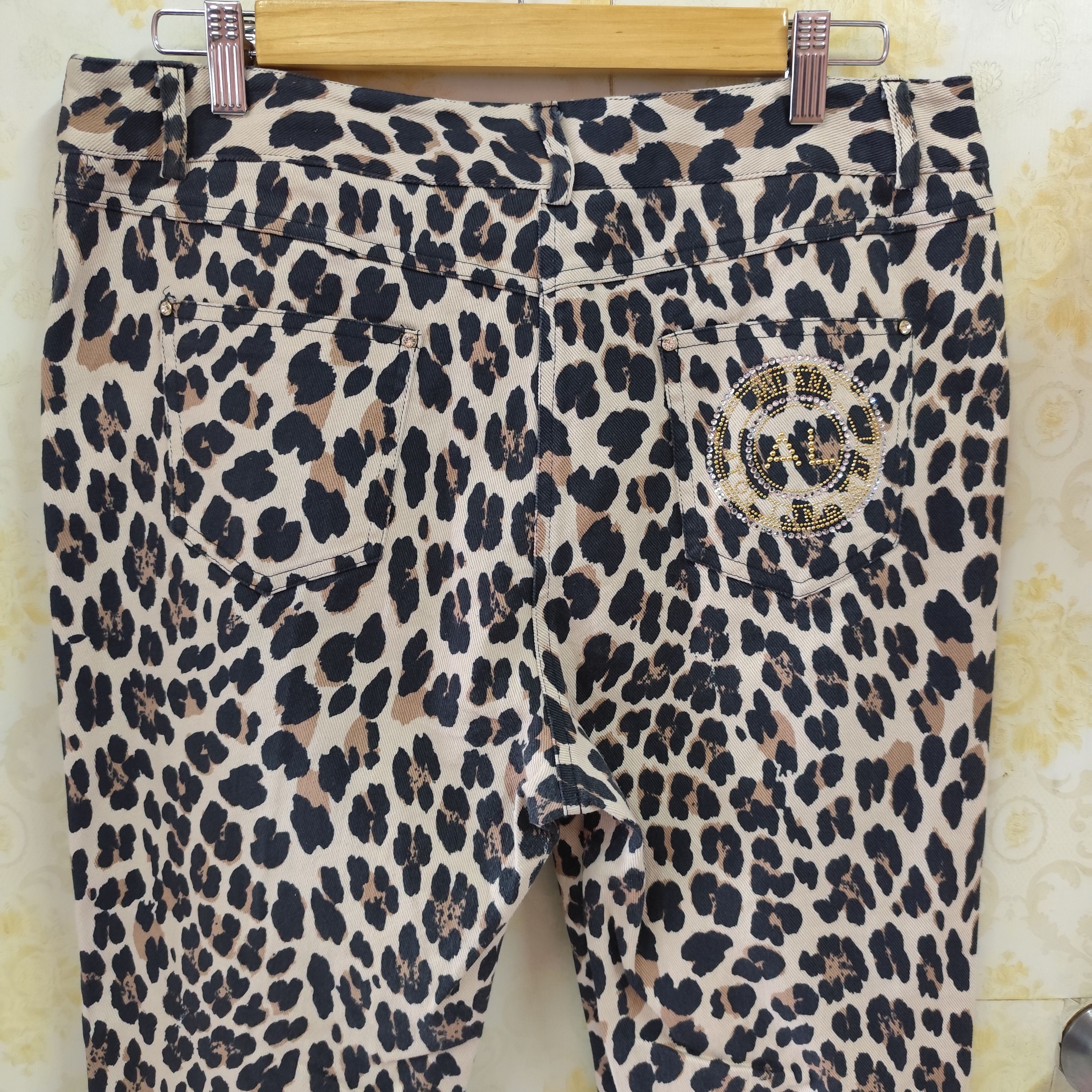 Designer 🇮🇹LEOPARD PRINT PANT BY ATOS LOMBARDINI MADE IN ITALY Size 36" / US 14 / IT 50 - 11 Thumbnail