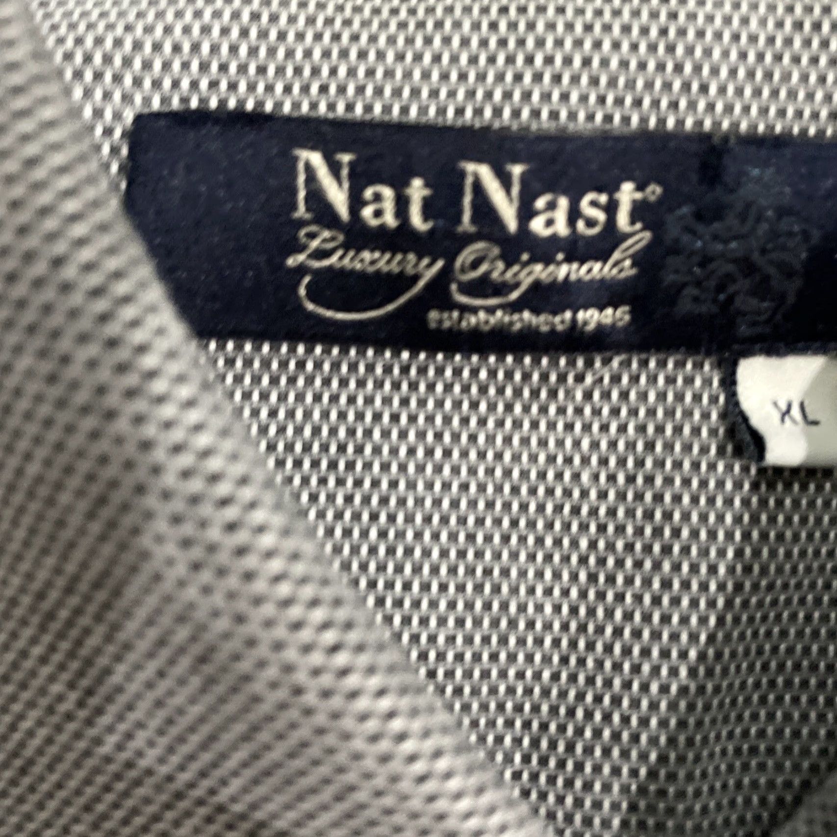 Nat Nast VINTAGE Nat Nast luxury originals Button-Down shirt Mens Size XL Gray Short Sleeve Size US XL / EU 56 / 4 - 4 Thumbnail