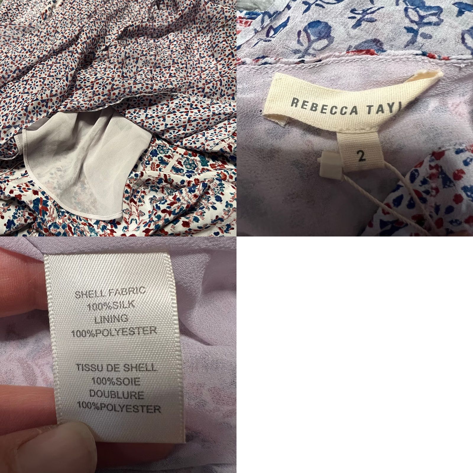 Rebecca Taylor Rebecca Taylor Maxi Dress Womens 2 Ruffle Cami Purple Cottage Dress Ladies 2 Regular Purple Maxi Dress Womens Size XS / US 0-2 / IT 36-38 - 8 Thumbnail