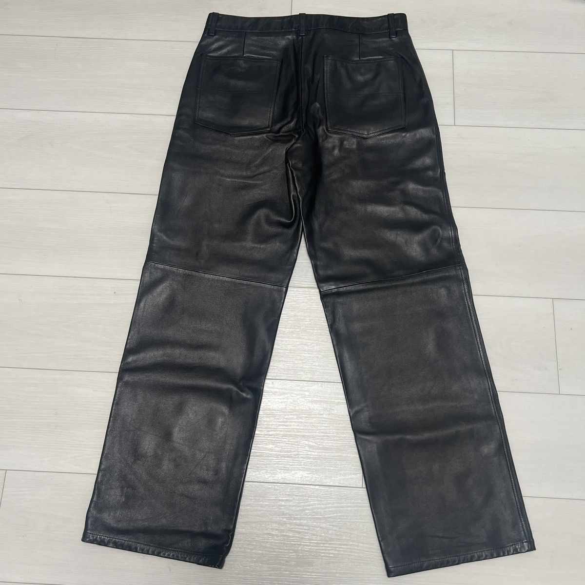 Helmut Lang Helmut Lang Leather Pants Size US 34 / EU 50 - 6 Thumbnail