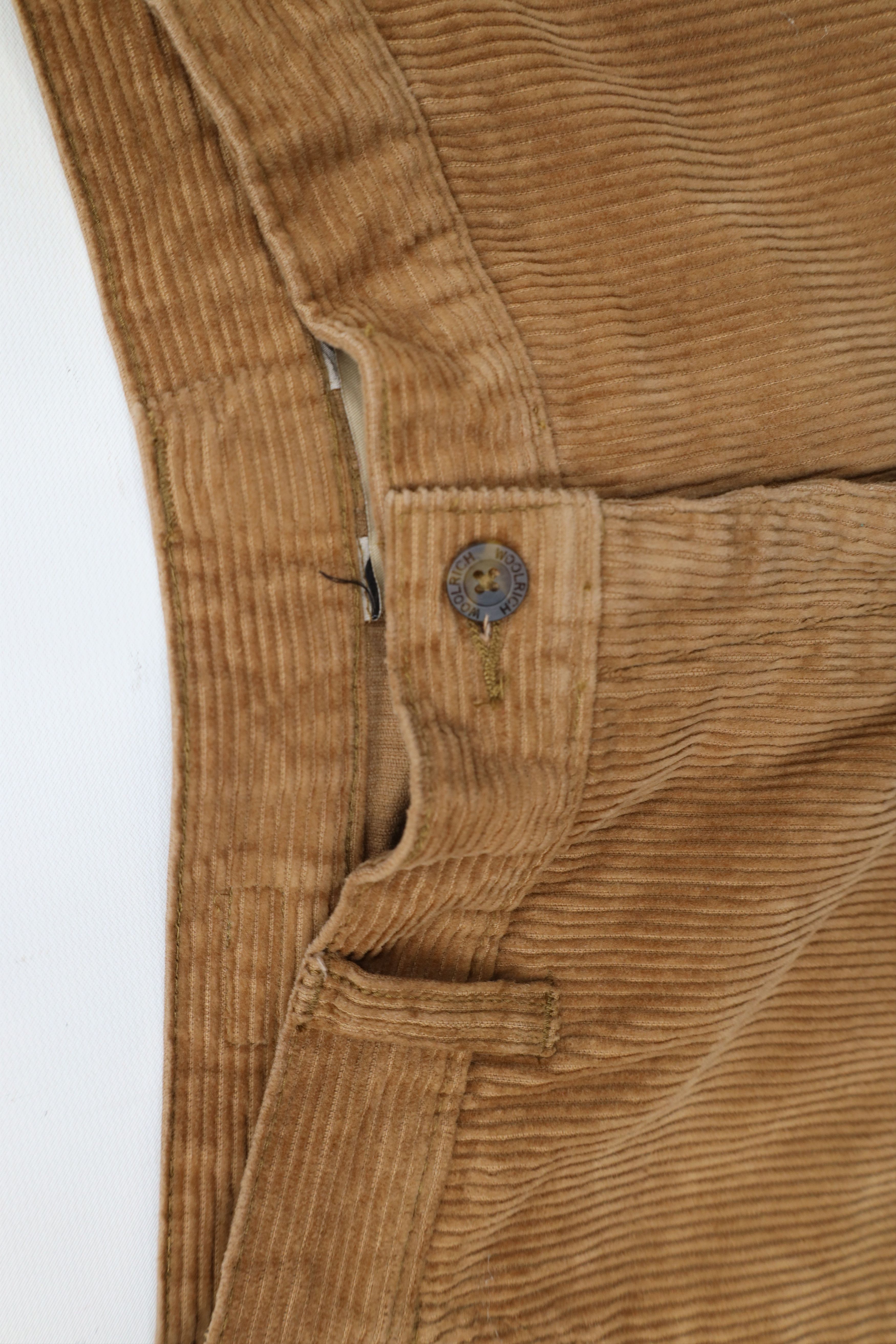 Vintage × Woolrich Woolen Mills Vintage 90s Woolrich Relaxed Tapered Leg Corduroy Pants Size 36" / US 14 / IT 50 - 7 Thumbnail