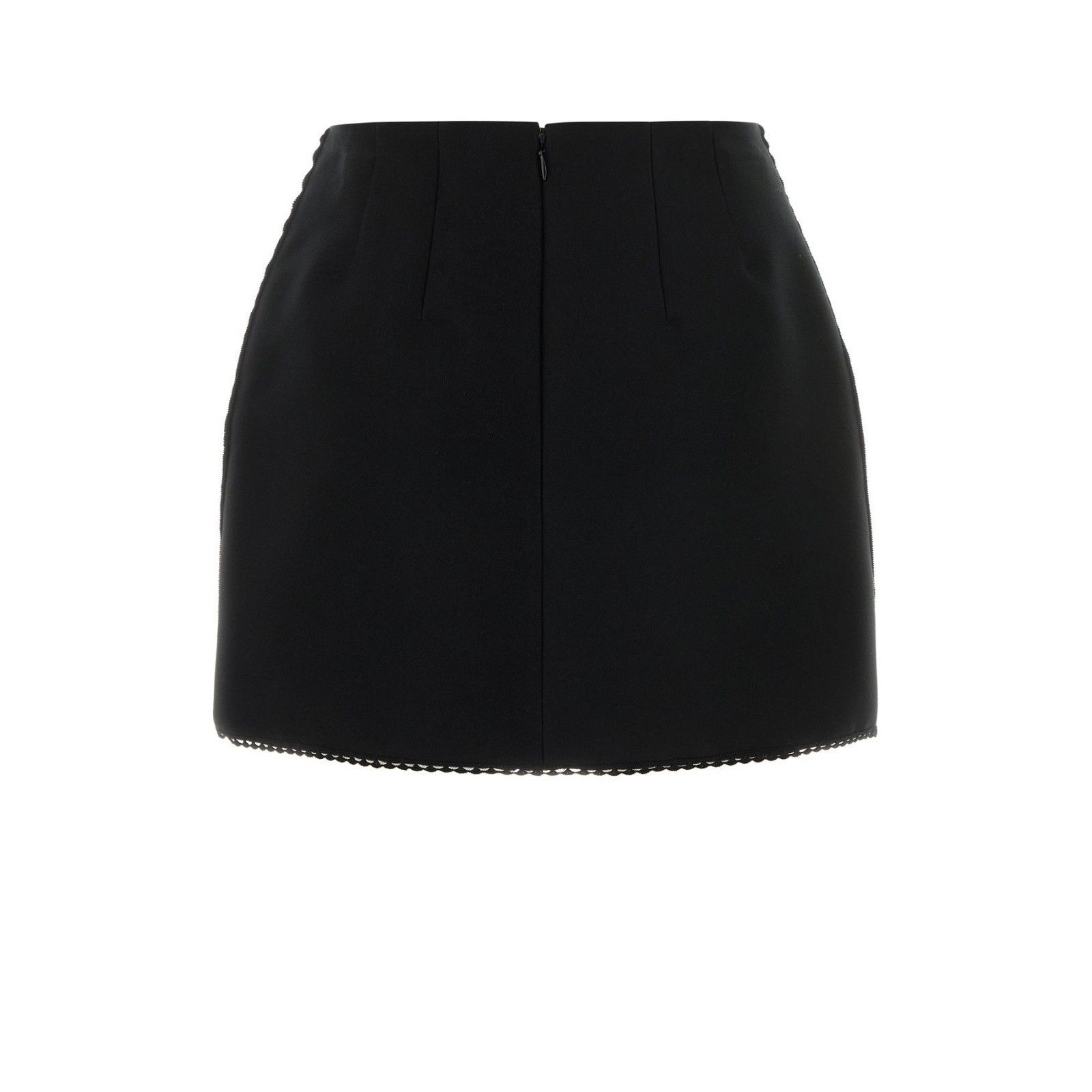 Prada PRADA Black Polyester Blend Mini Skirt New And Authentic (Wo Size 28" / US 6 / IT 42 - 2 Thumbnail