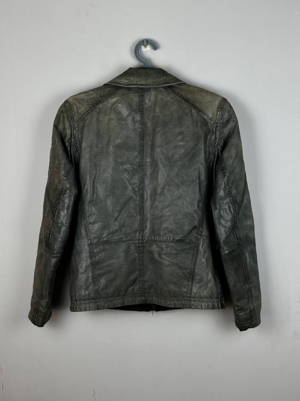 Strellson Strellson Nappa Goat Leather Aviator Jacket Size US M / EU 48-50 / 2 - 10 Thumbnail