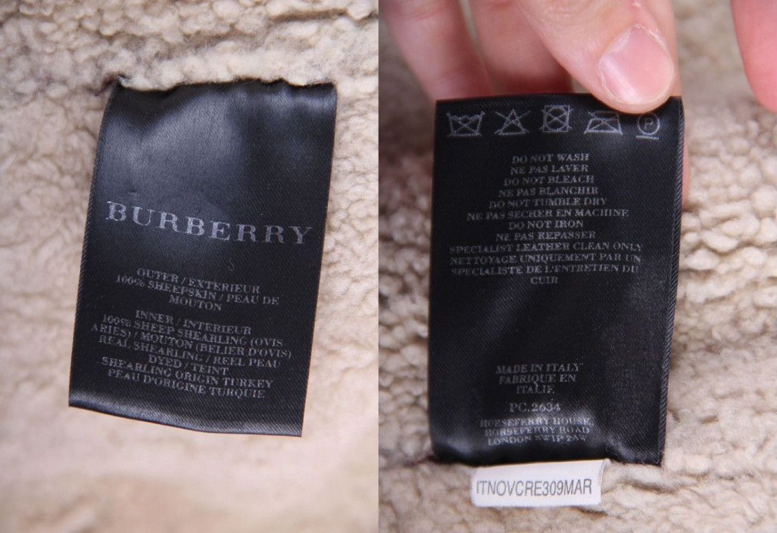 Burberry Prorsum Burberry Prorsum Aviator Shearling Leather Coat Jacket Size XS / US 0-2 / IT 36-38 - 9 Thumbnail