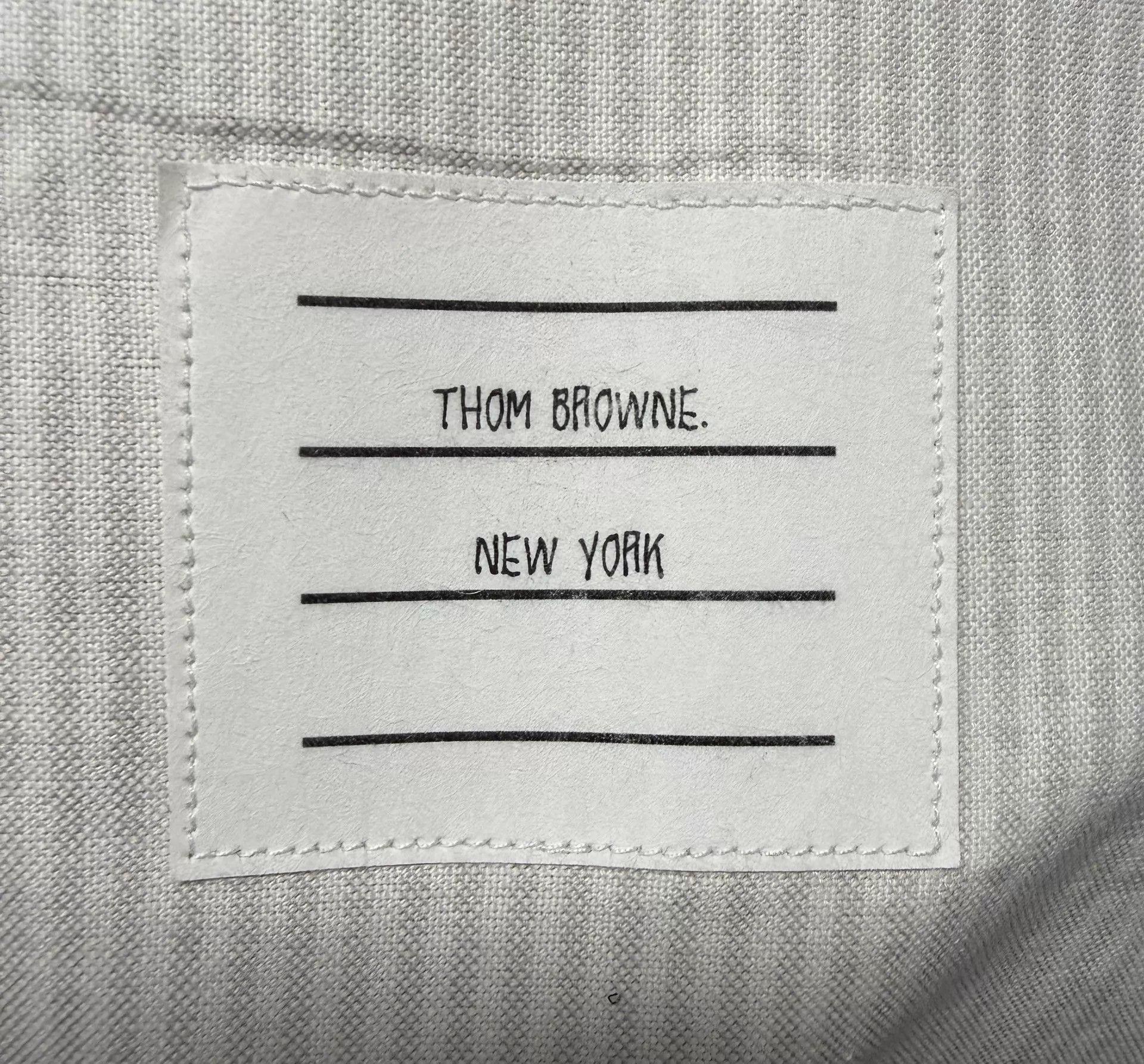 Thom Browne Thom Browne Men's Rare 4-Bar Butterfly Collar Oxford Shirt 1 Size US S / EU 44-46 / 1 - 4 Thumbnail