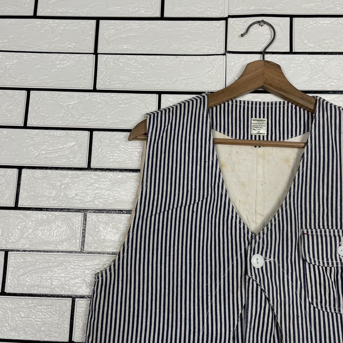 Japanese Brand Japanese Brand Temptation Hickory Vest Size US S / EU 44-46 / 1 - 6 Thumbnail