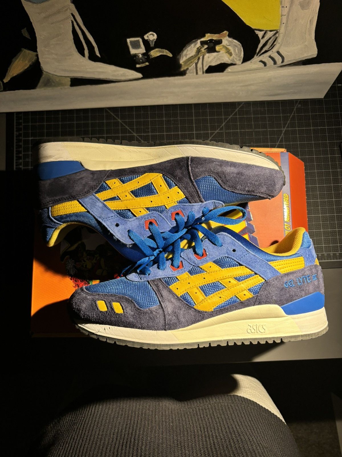 Asics × Kith × Marvel Comics Kith x Marvel x Asics Gel Lyte III Cyclops Size US 9 / EU 42 - 1 Thumbnail