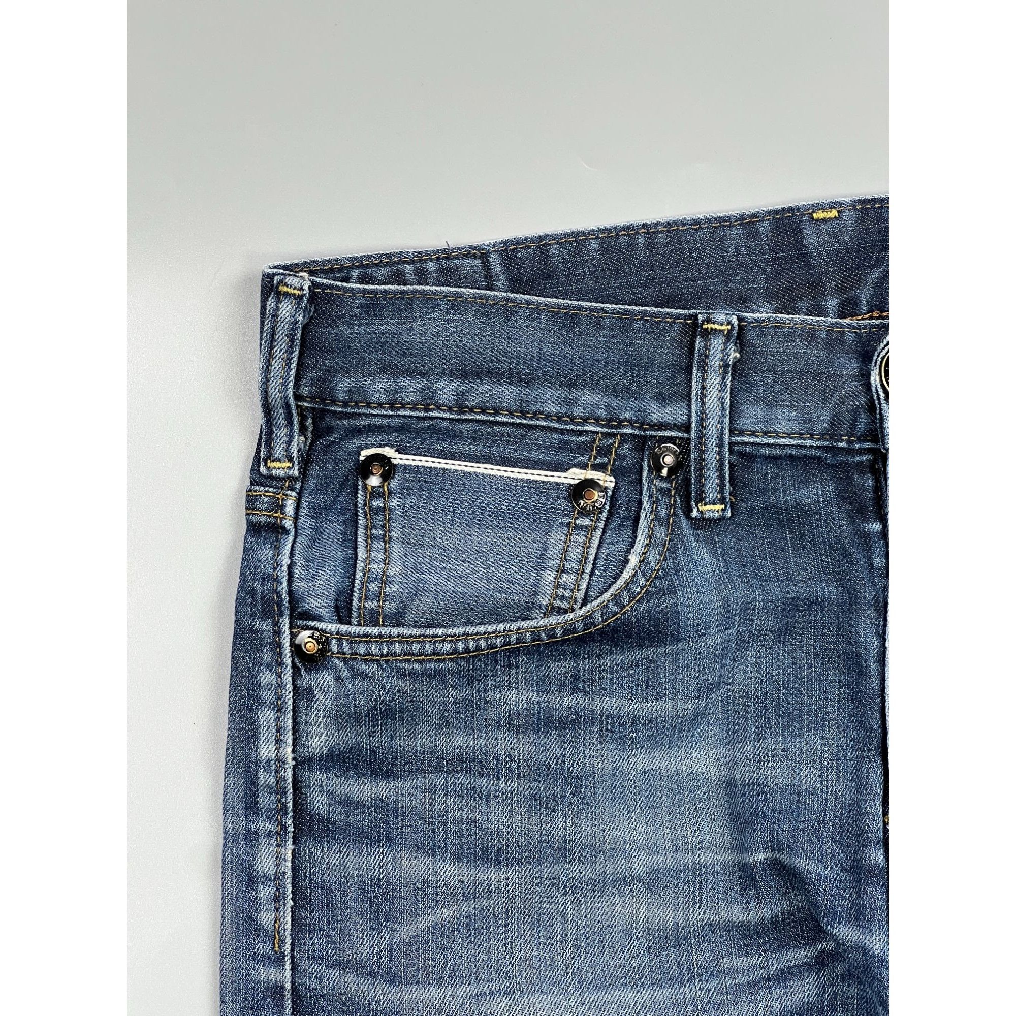 Edwin Edwin ES505S Made in Japan Selvedge Denim Jeans (Y0931) Size US 32 / EU 48 - 3 Thumbnail