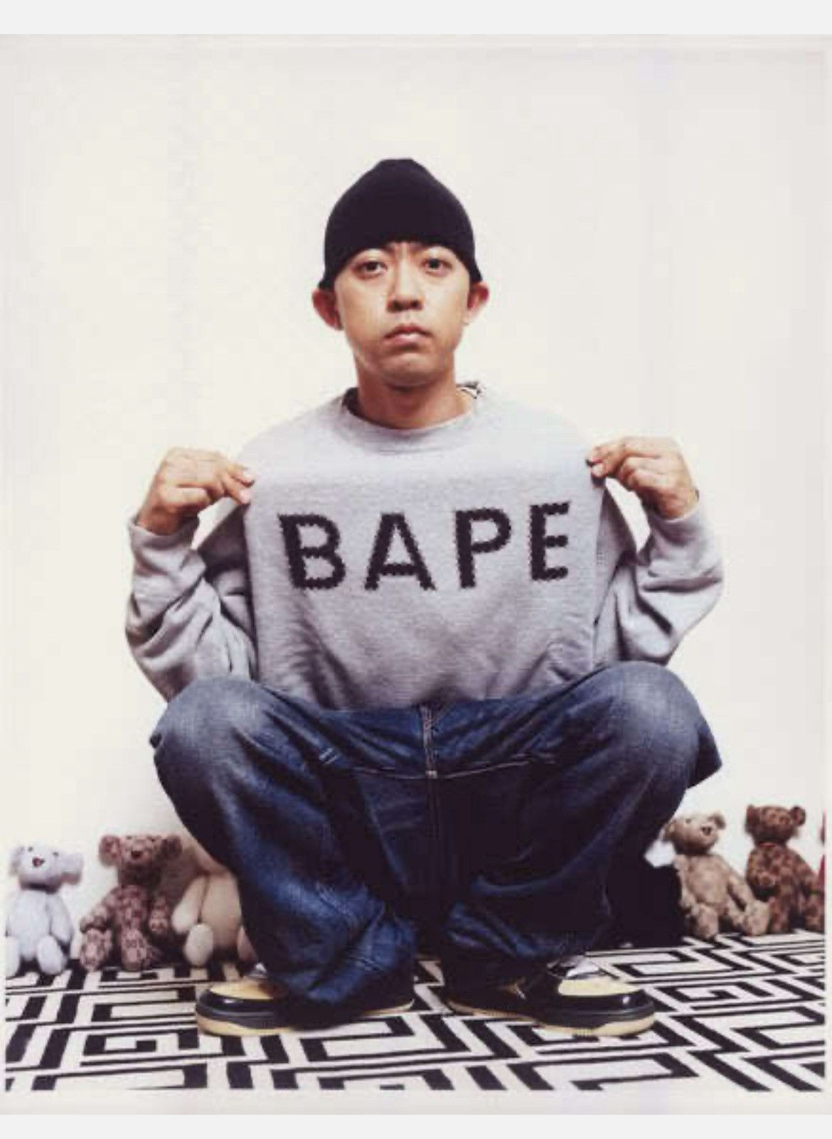 Bape × Swarovski 💥OFFER🔥Vintage A Bathing Ape BAPE Swarovski Logo Crewneck Size US XS / EU 42 / 0 - 1 Thumbnail