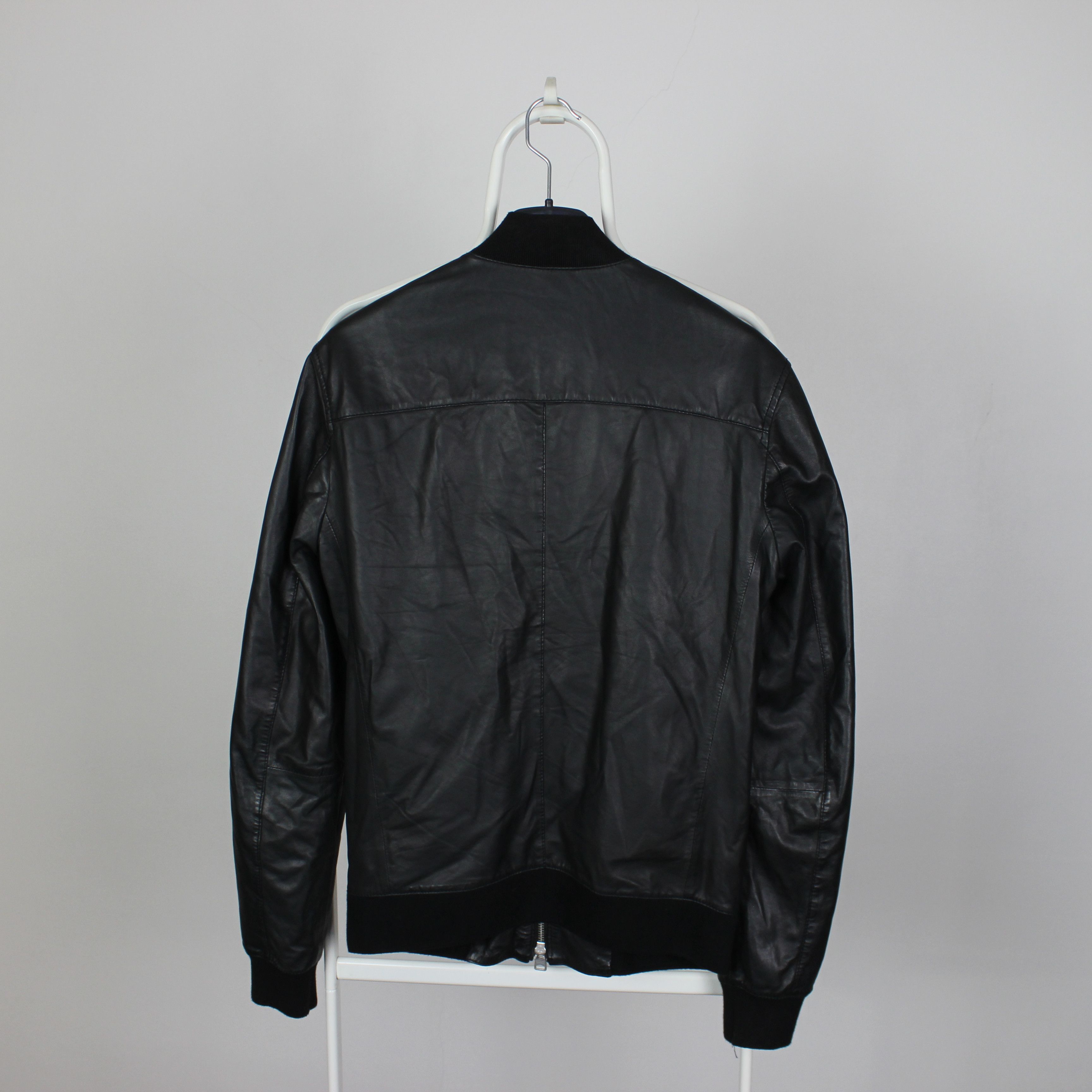 Allsaints Allsaints leather men jacket bomber Mower XS Black Size US XS / EU 42 / 0 - 12 Thumbnail