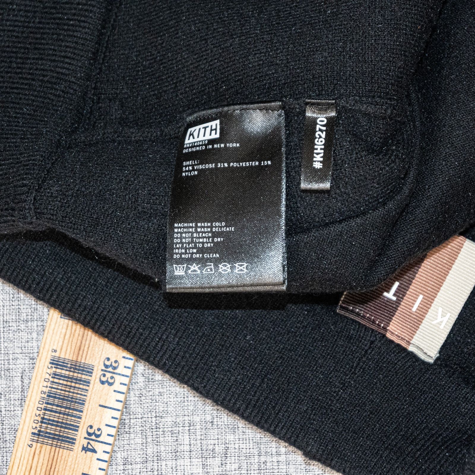 Kith KITH Heavy knit High-rise slim Pants in Black size Small Size 28" / US 6 / IT 42 - 10 Thumbnail
