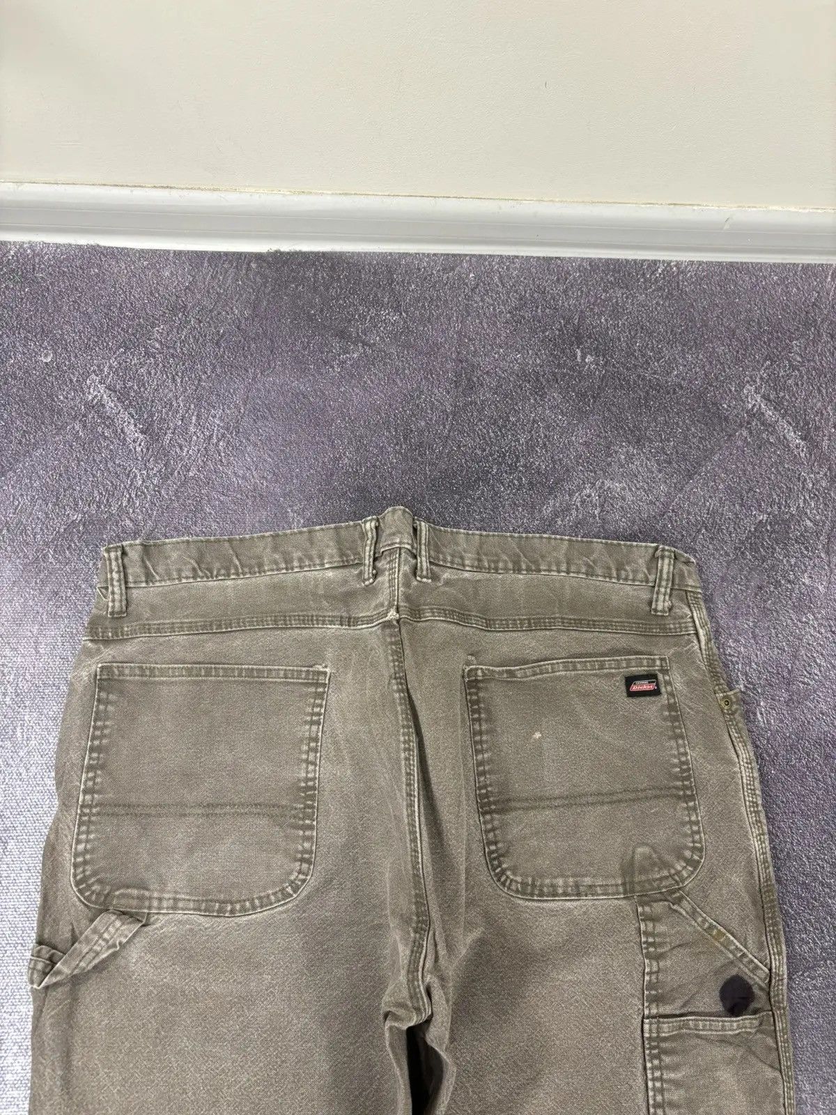 Dickies × Vintage Vintage Dickies USA Carpenter Khaki Work Hype Baggy Pants Size US 40 / EU 56 - 5 Thumbnail