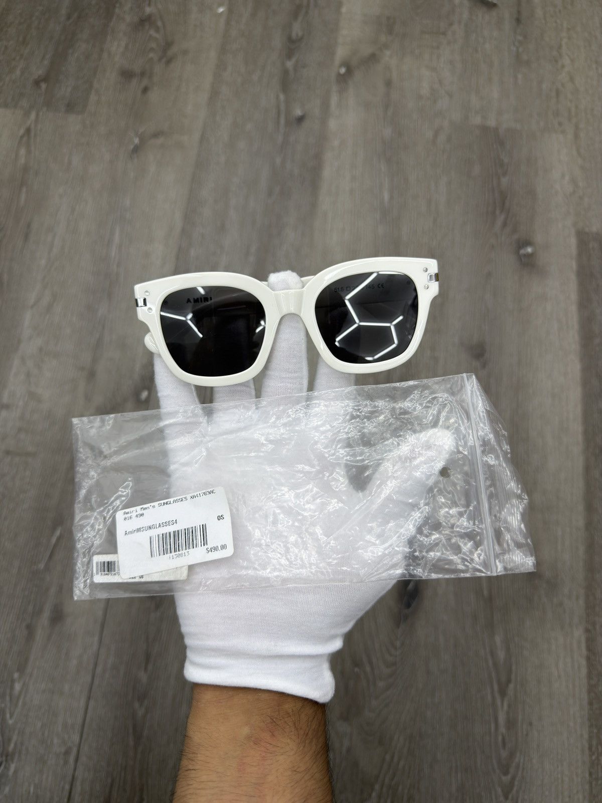 Amiri Amiri Men's Classic Logo Sunglasses Size ONE SIZE - 1 Thumbnail