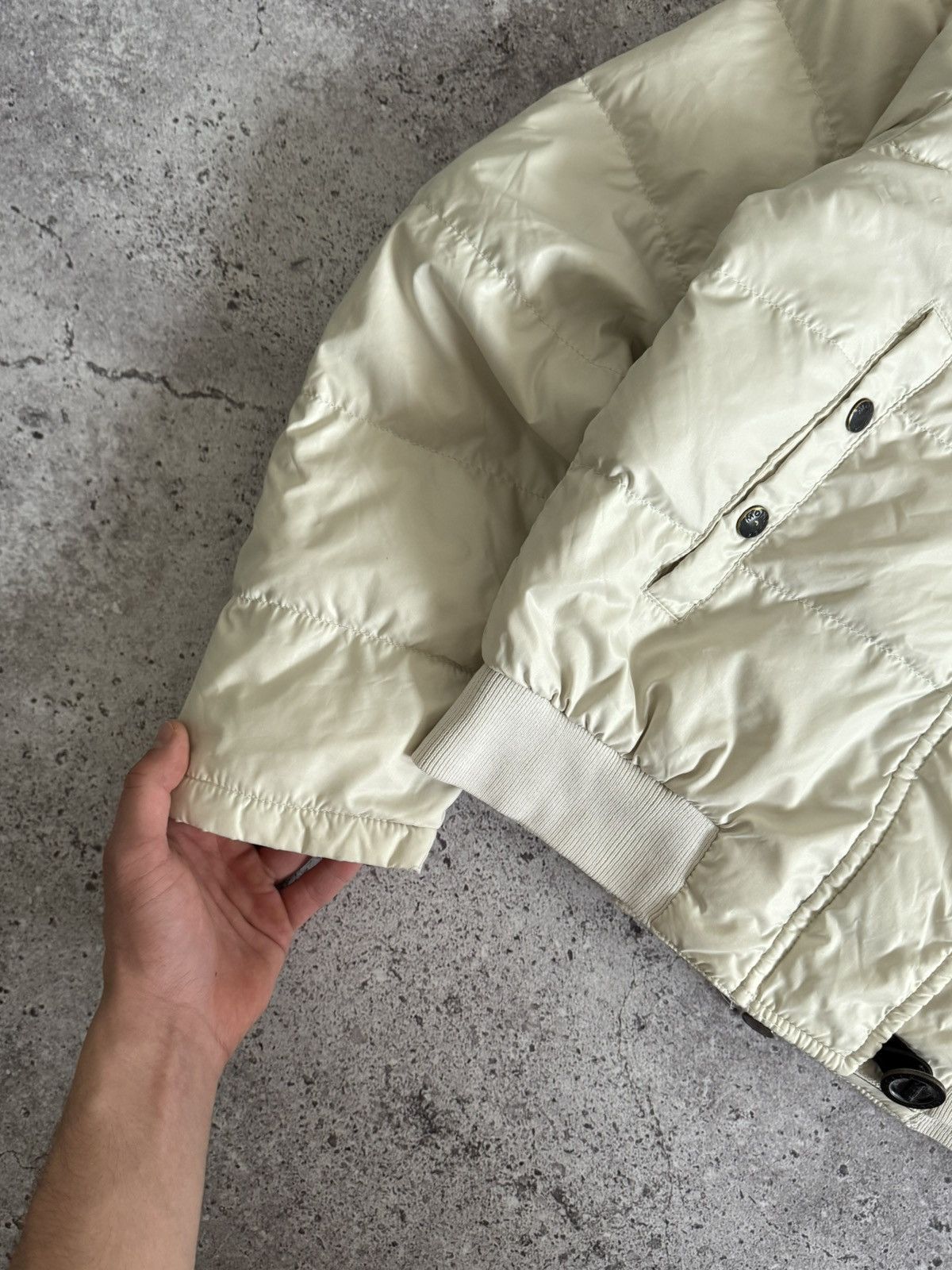 Moncler Vintage Moncler Cropped Down Puffer Bomber Jacket | 3 Size M / US 6-8 / IT 42-44 - 11 Thumbnail