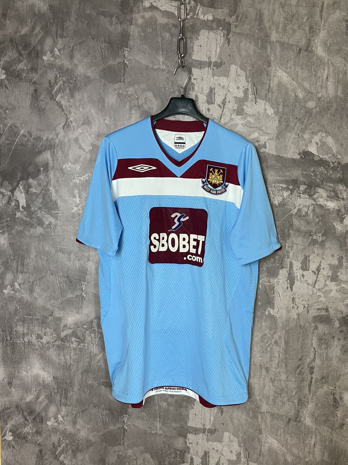 Umbro UMBRO FC WEST HAM UNITED SOCCER JERSEY FOOTBALL SHIRT Size US M / EU 48-50 / 2 - 1 Thumbnail