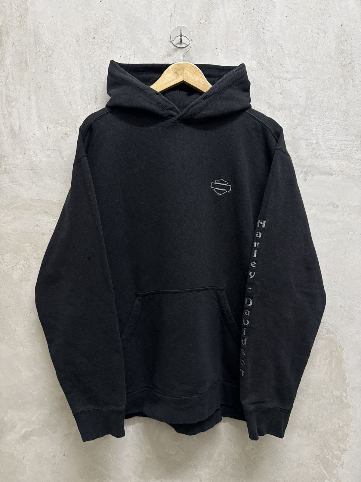 Harley Davidson 2000s Harley Davidson Cyber Skulls Grunge Hoodie Size US L / EU 52-54 / 3 - 3 Thumbnail