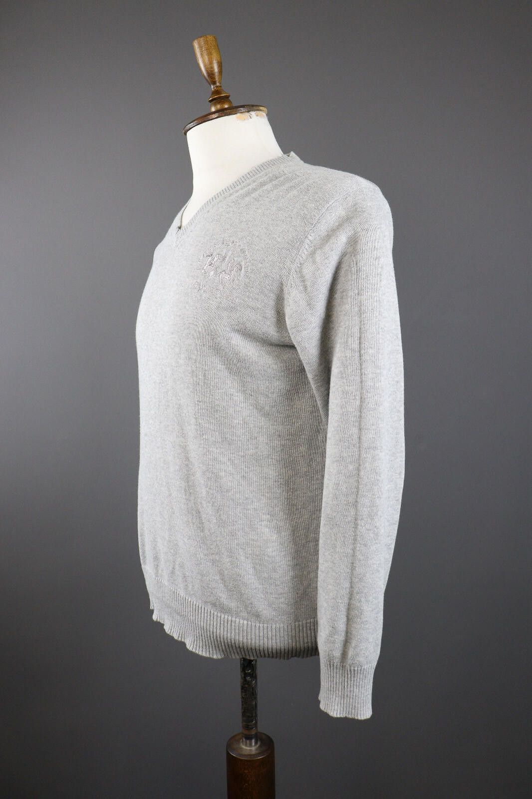La Martina Men La Martina Buenos Aires Grey Cotton Sweater Size S Size US S / EU 44-46 / 1 - 4 Thumbnail
