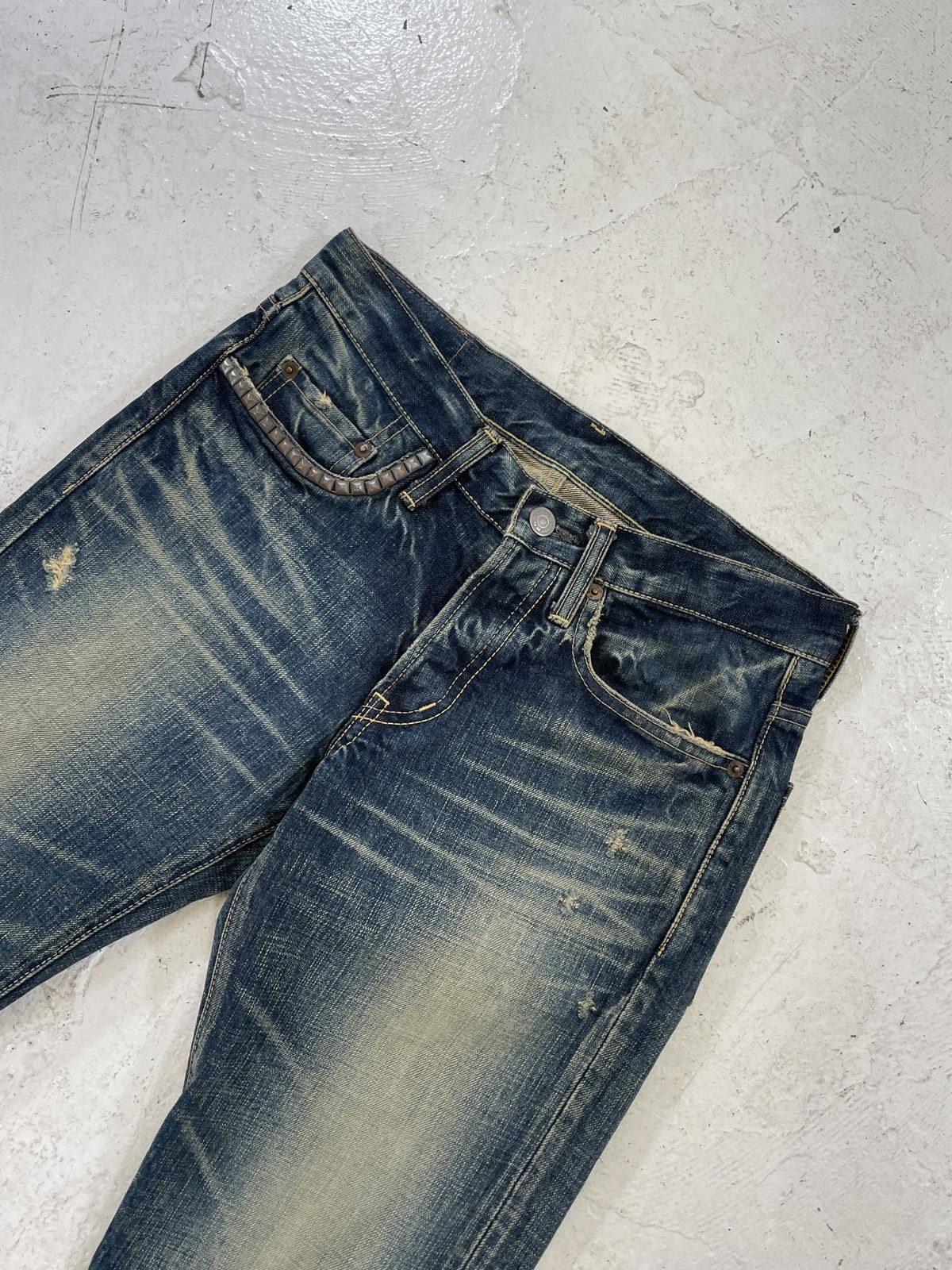 Hysteric Glamour Dark washed Studded Pocket Hysteric Glamour Denim Size US 29 - 3 Thumbnail