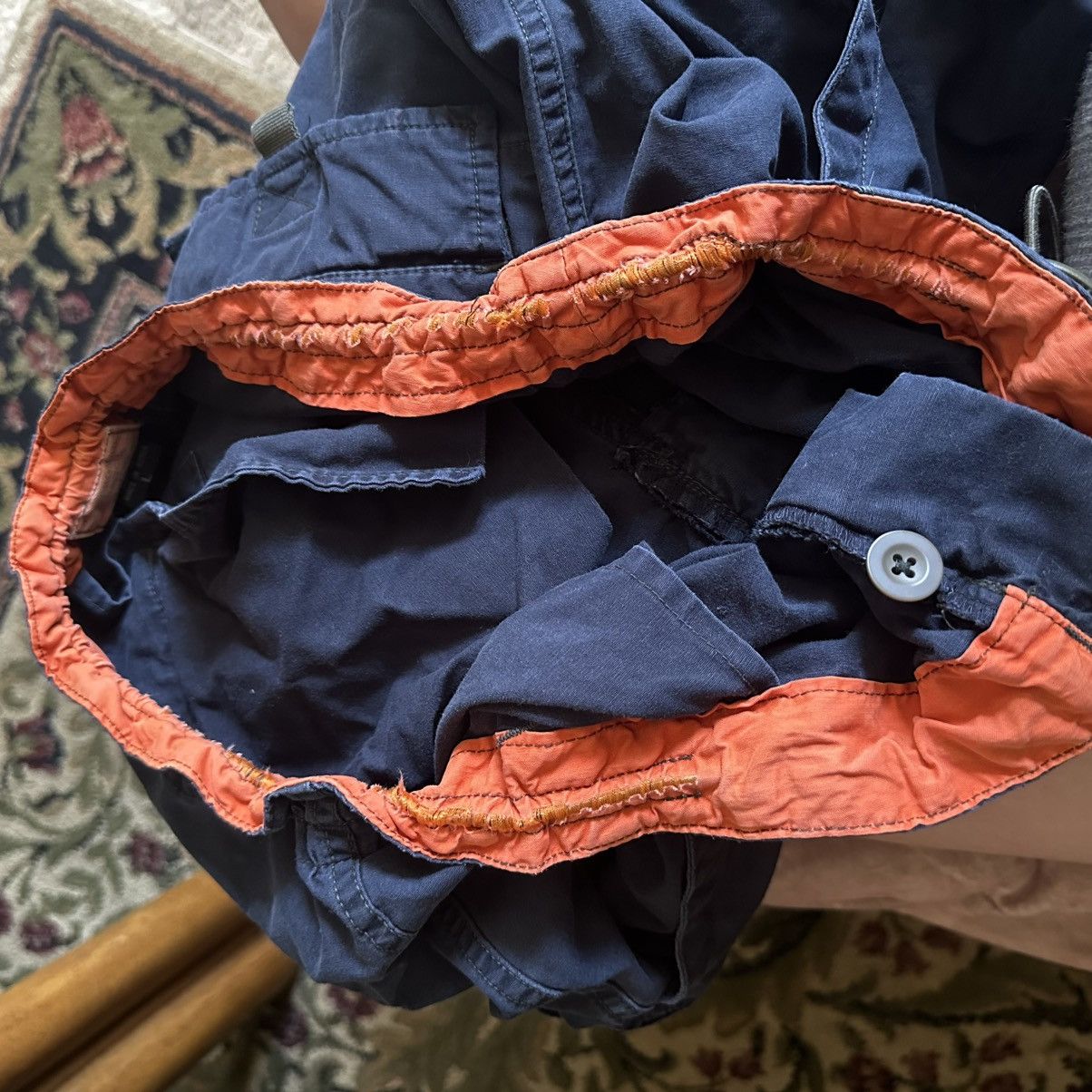 Abercrombie & Fitch VTG Y2K Abercrombie & Fitch Utility Cargo Shorts Thrashed Size US 34 / EU 50 - 13 Thumbnail