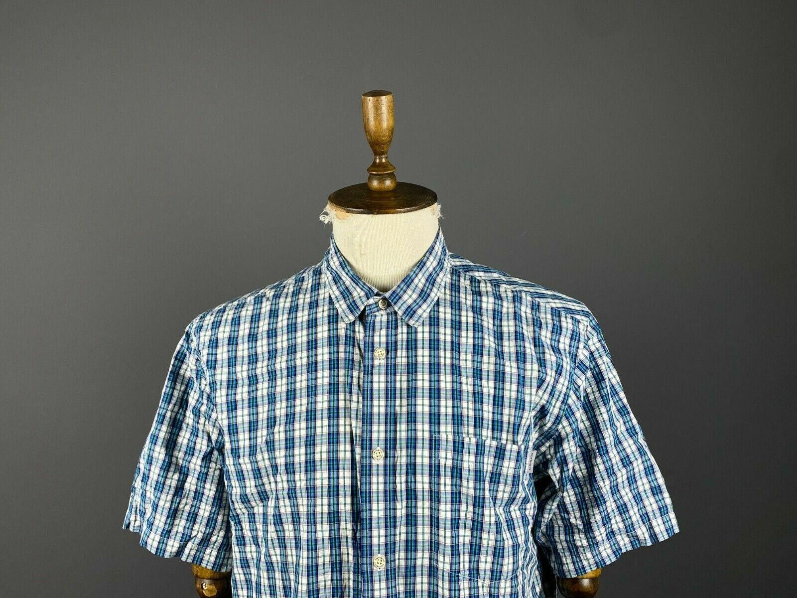 Carhartt Men Carhartt S/S Drive Shirt Blue Button Up Shirt Size XXL Size US XXL / EU 58 / 5 - 2 Thumbnail