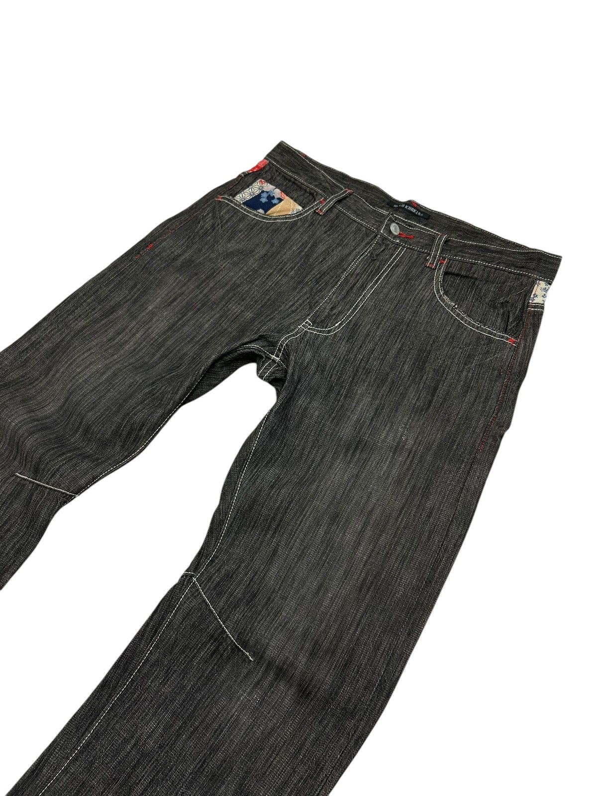 20471120 Wild Khakis Japanese Denim Karakuri Pocket Backside Sakura Size US 33 - 5 Thumbnail