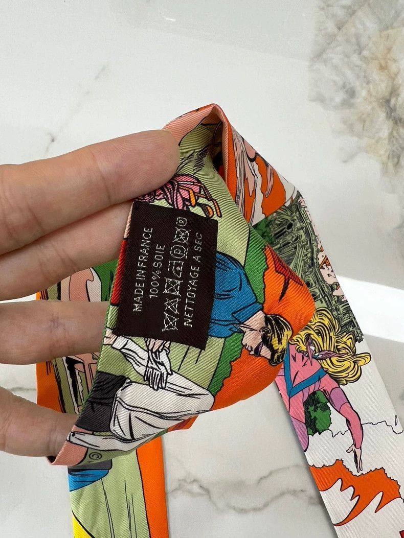 Hermes New Limited Edition Hermes Twilly Scarf-2506 Size ONE SIZE - 4 Thumbnail
