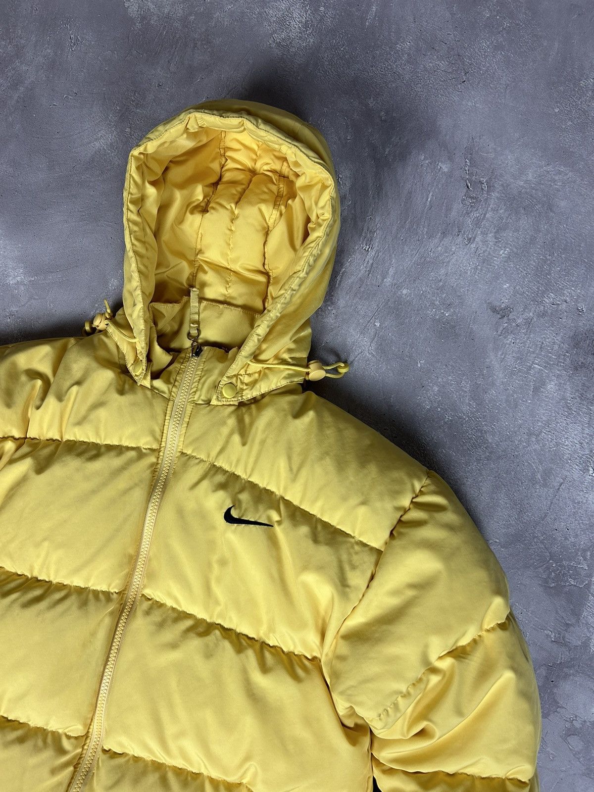 Nike Nike Vintage Down Puffer Jacket Big Swoosh Logo Y2K 90s Dril Size US S / EU 44-46 / 1 - 10 Thumbnail