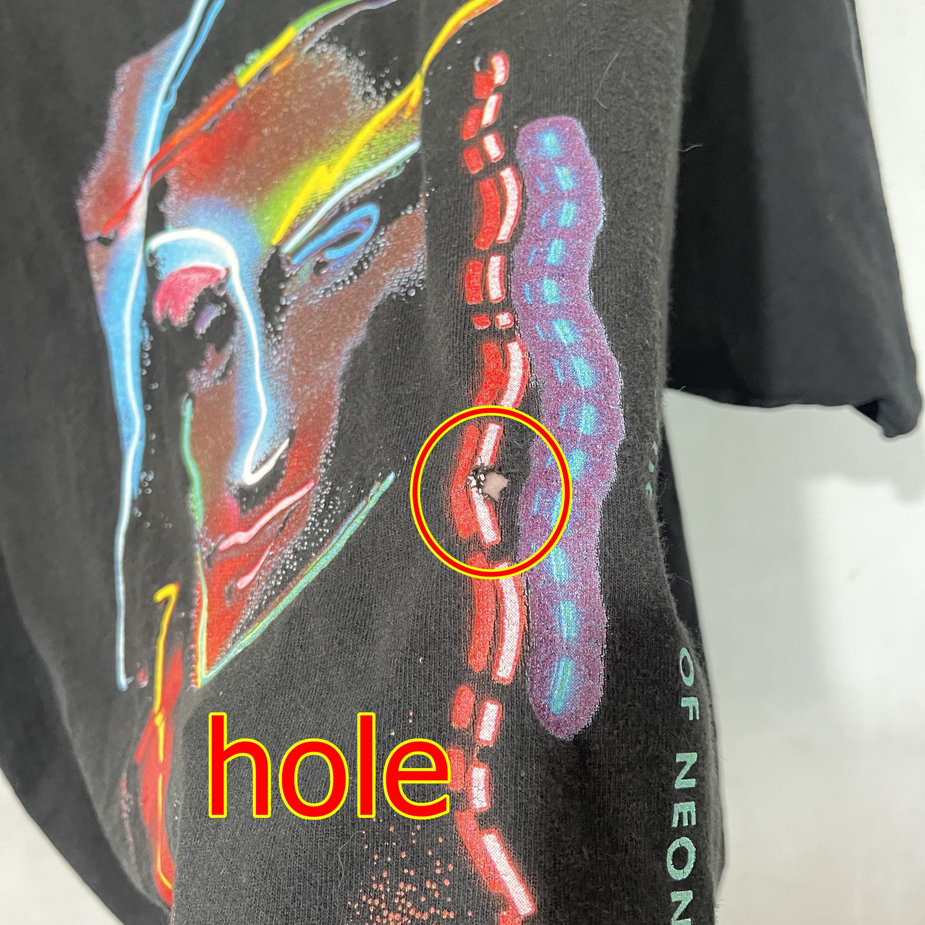Vintage Vintage 90s MONA Museum of Neon Art Crop Tops Size XL / US 12-14 / IT 48-50 - 6 Thumbnail