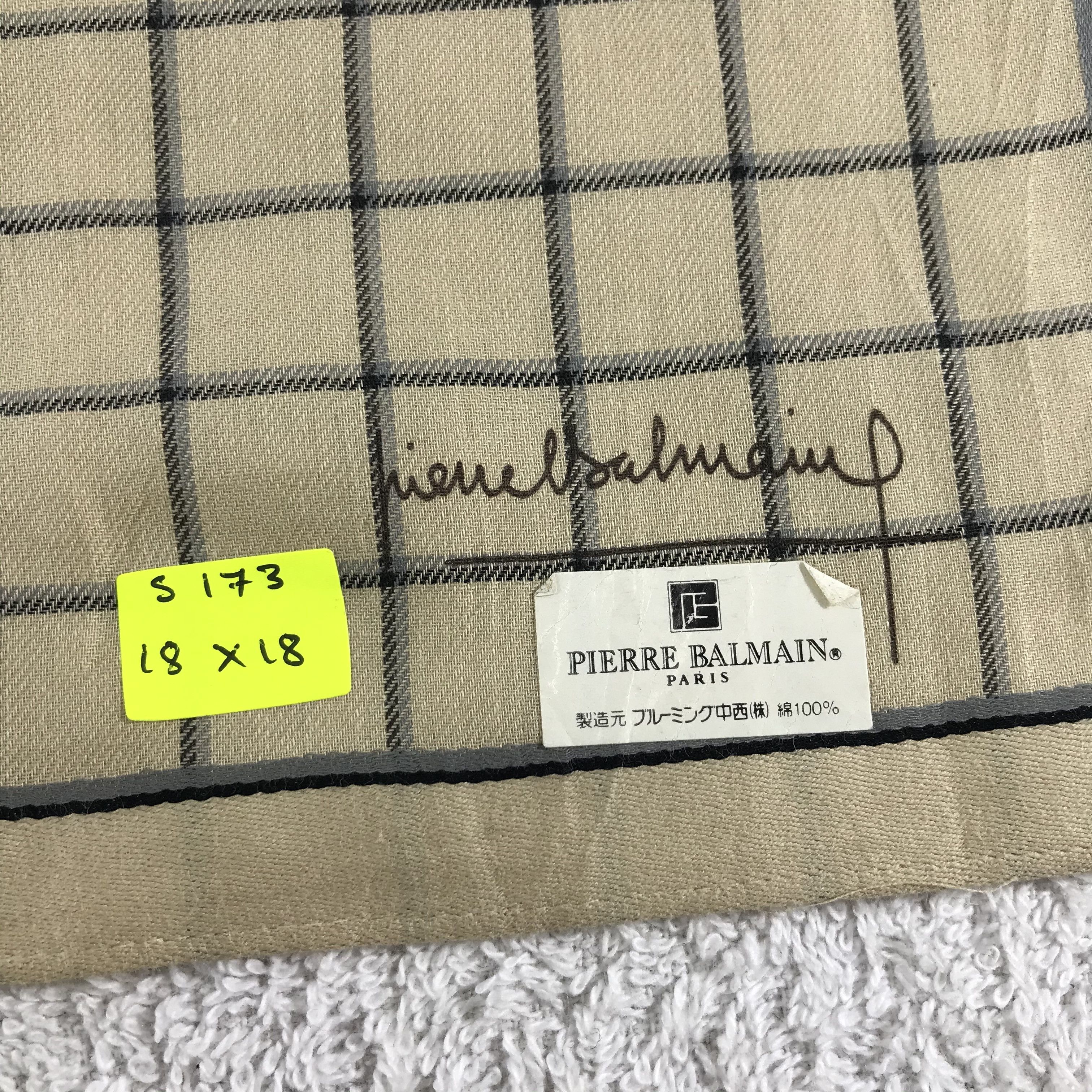 Pierre Balmain × Vintage Pierre Balmain Bandana / Handkerchief / Neckerchief - S173 Size ONE SIZE - 5 Thumbnail