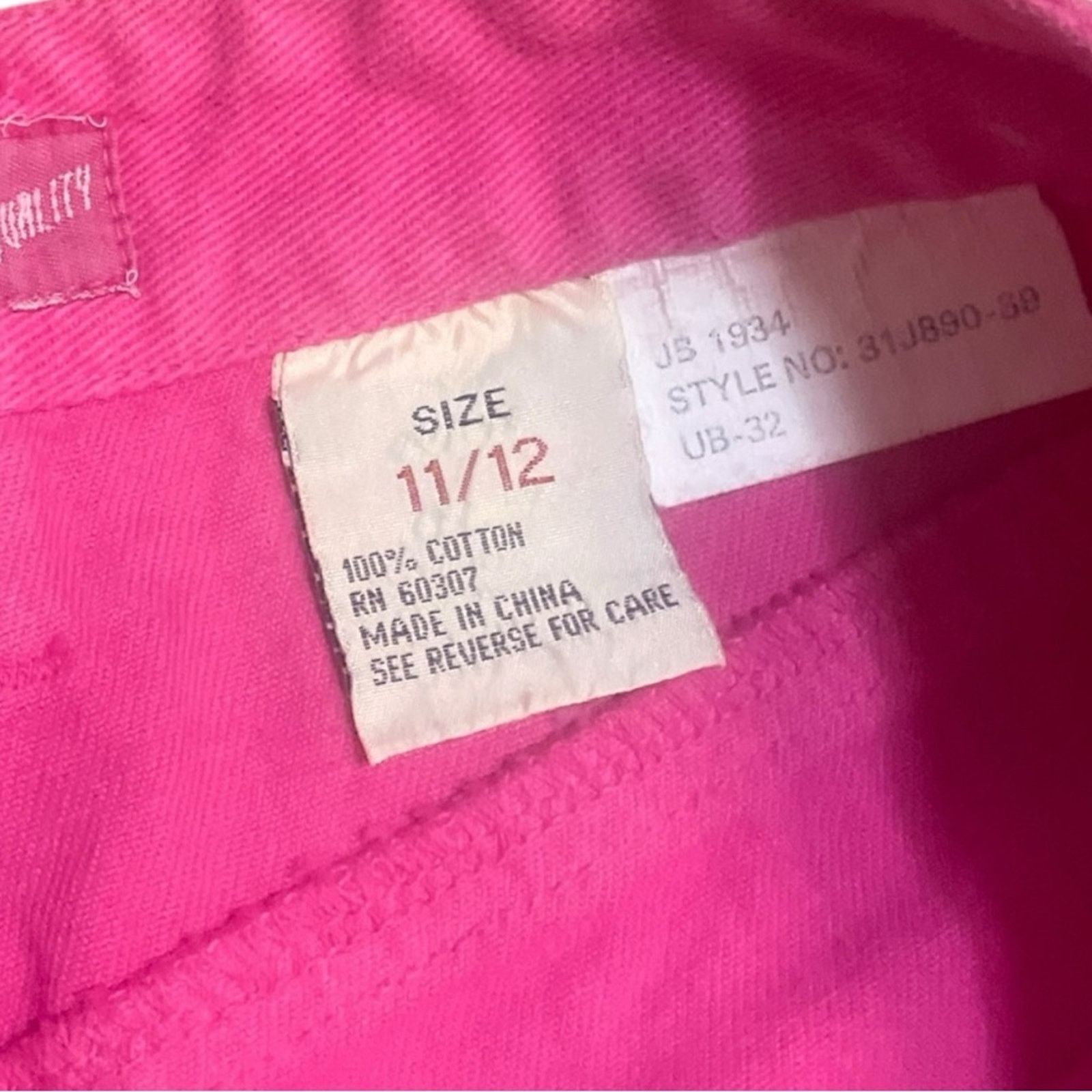 UNIONBAY UNIONBAY Vintage Hot Pink High Waisted Denim Mom Shorts Size 28" / US 6 / IT 42 - 5 Thumbnail