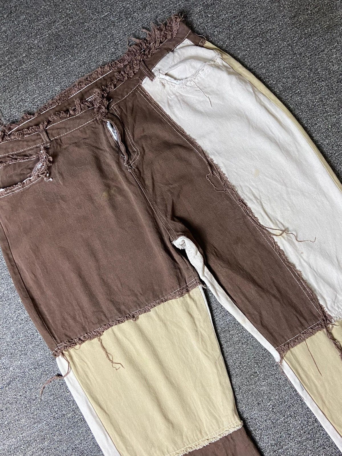 Shein Shein Brand Brown Patches Style Pants (148) Size US 41 - 8 Thumbnail