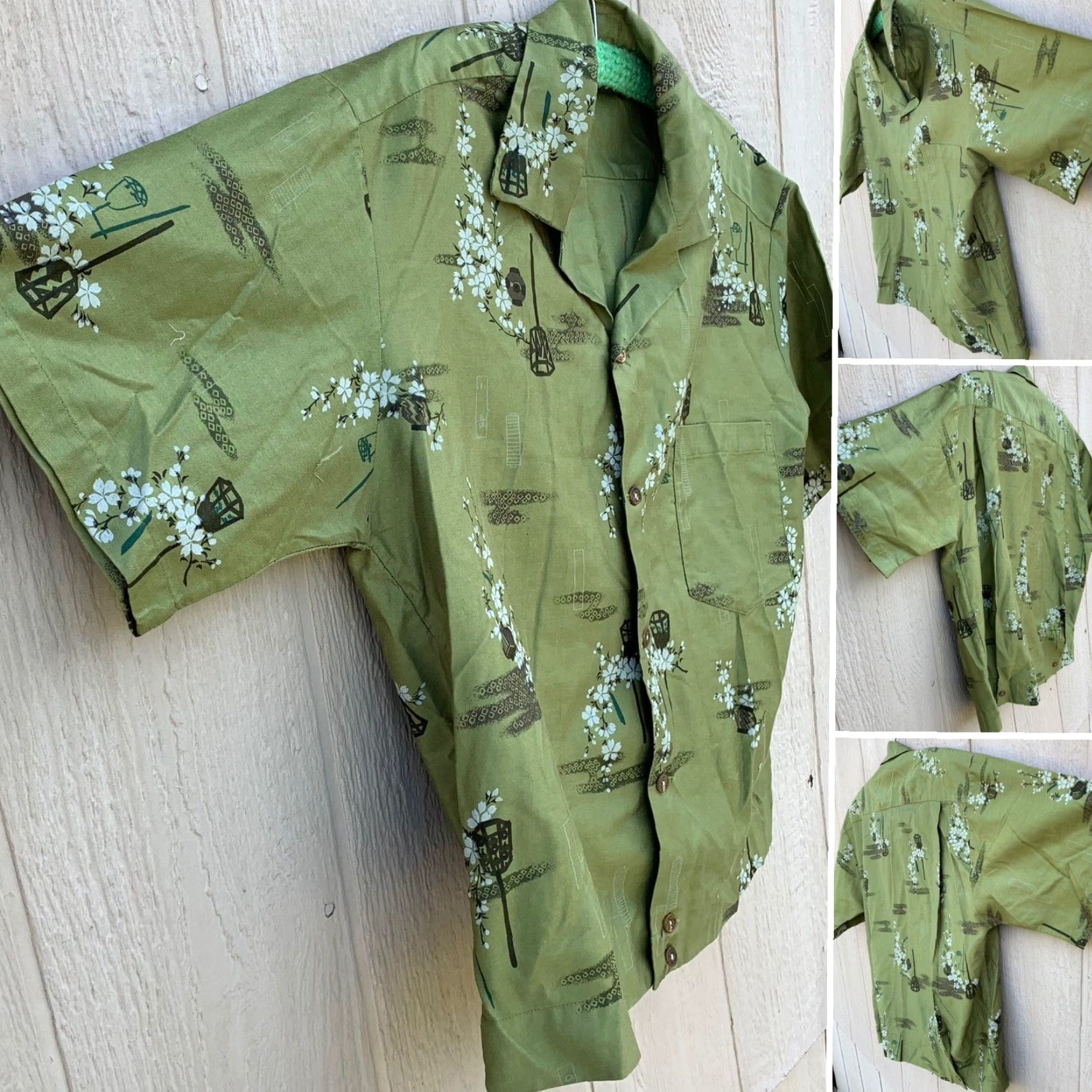 J Brand VINTAGE Hookano Brand made in Hawaii shirt Hawaiian asian tiki aloha size L Size US L / EU 52-54 / 3 - 2 Thumbnail