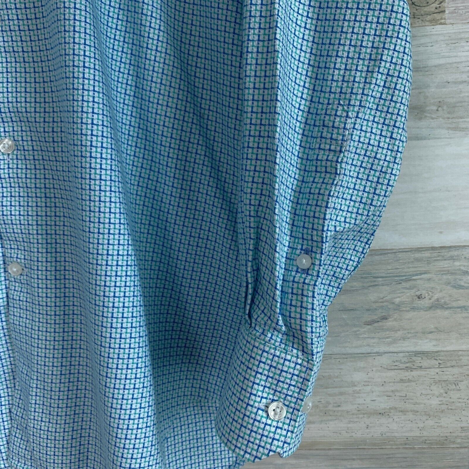 Tailorbyrd TailorByrd Button Front Shirt Blue Trim Mens 15.5 33 Size US M / EU 48-50 / 2 - 3 Thumbnail